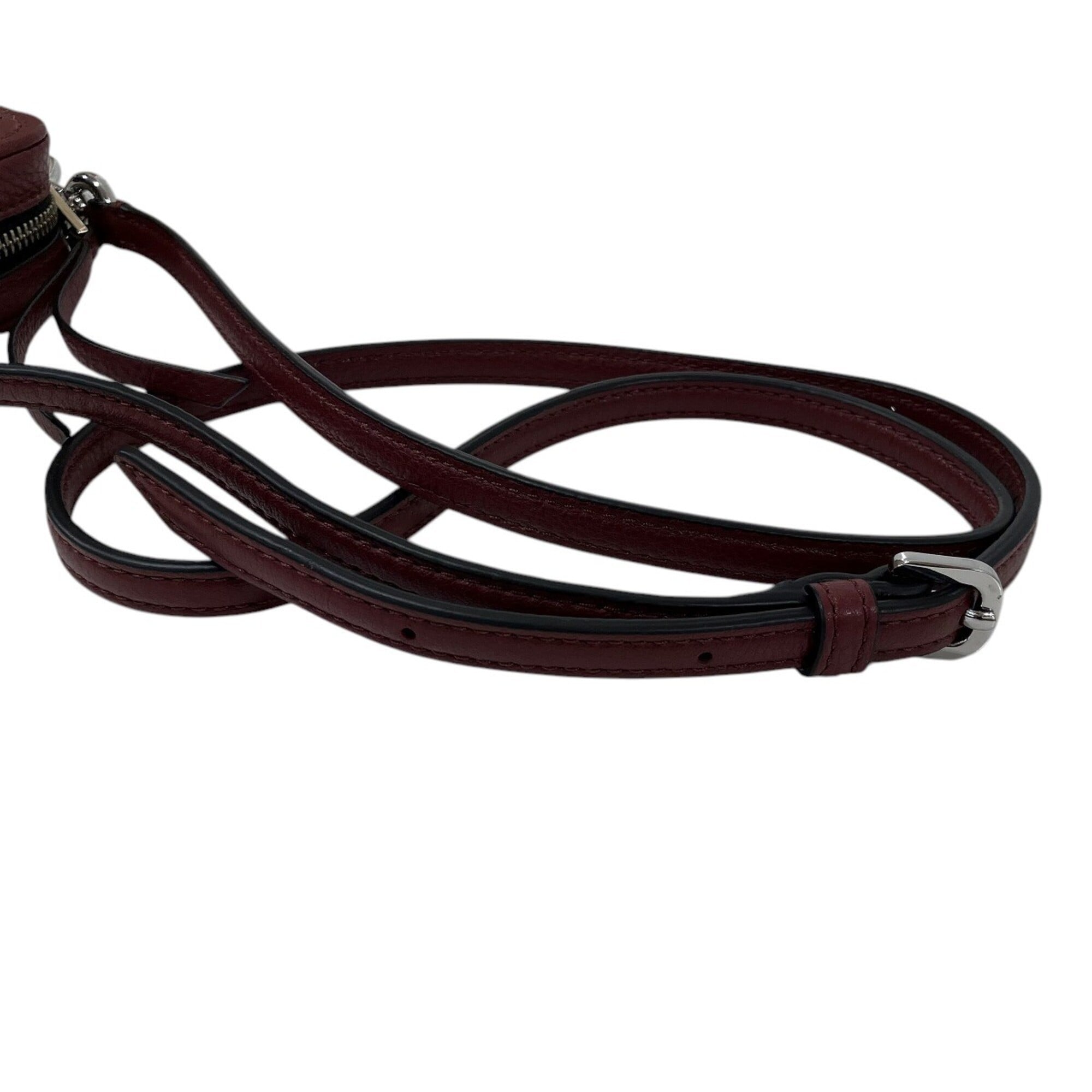 Marc Jacobs Bordeaux Leather Shoulder Bag (Pre-Owned)