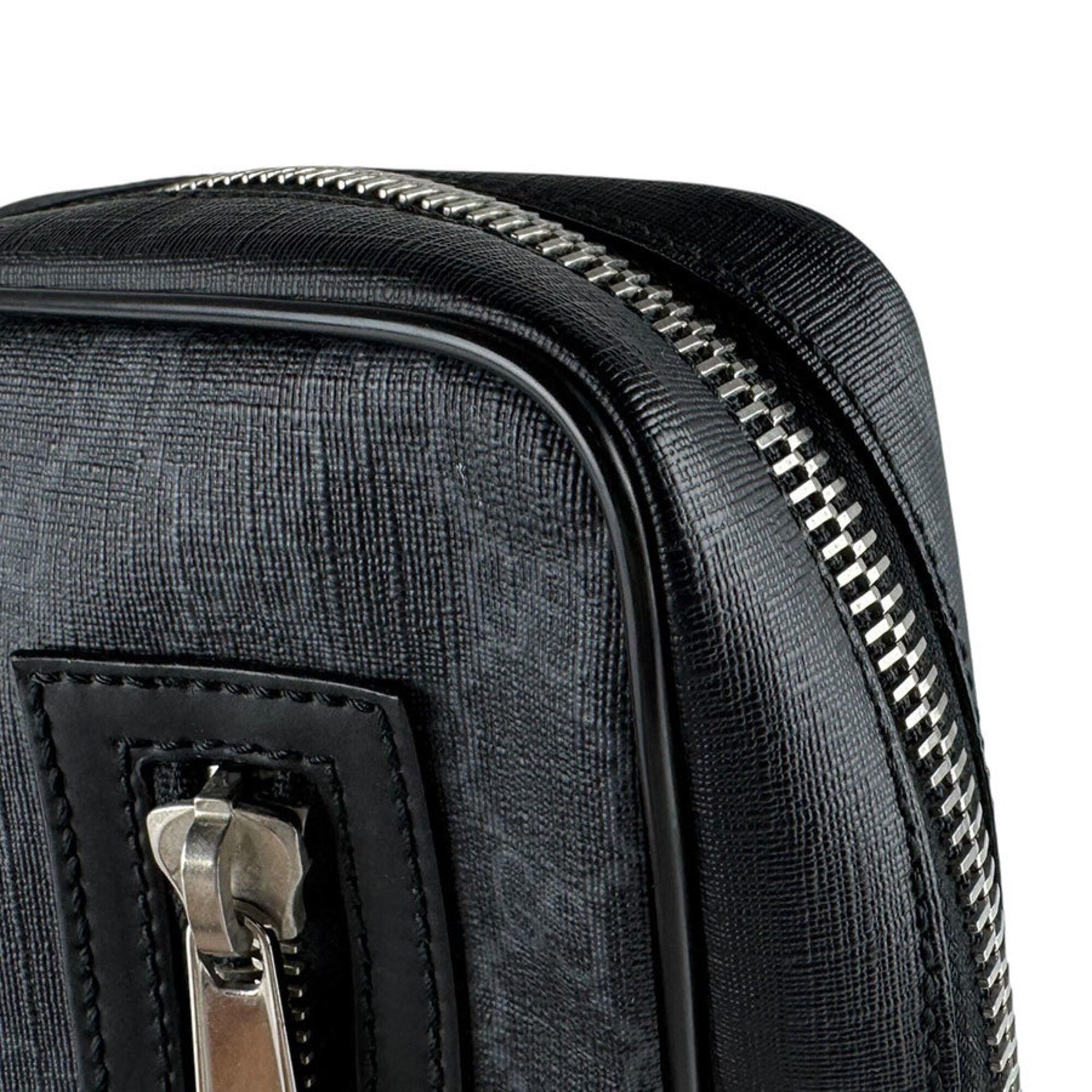 Gucci Black Gg Supreme Sling Bag (Pre-Owned)