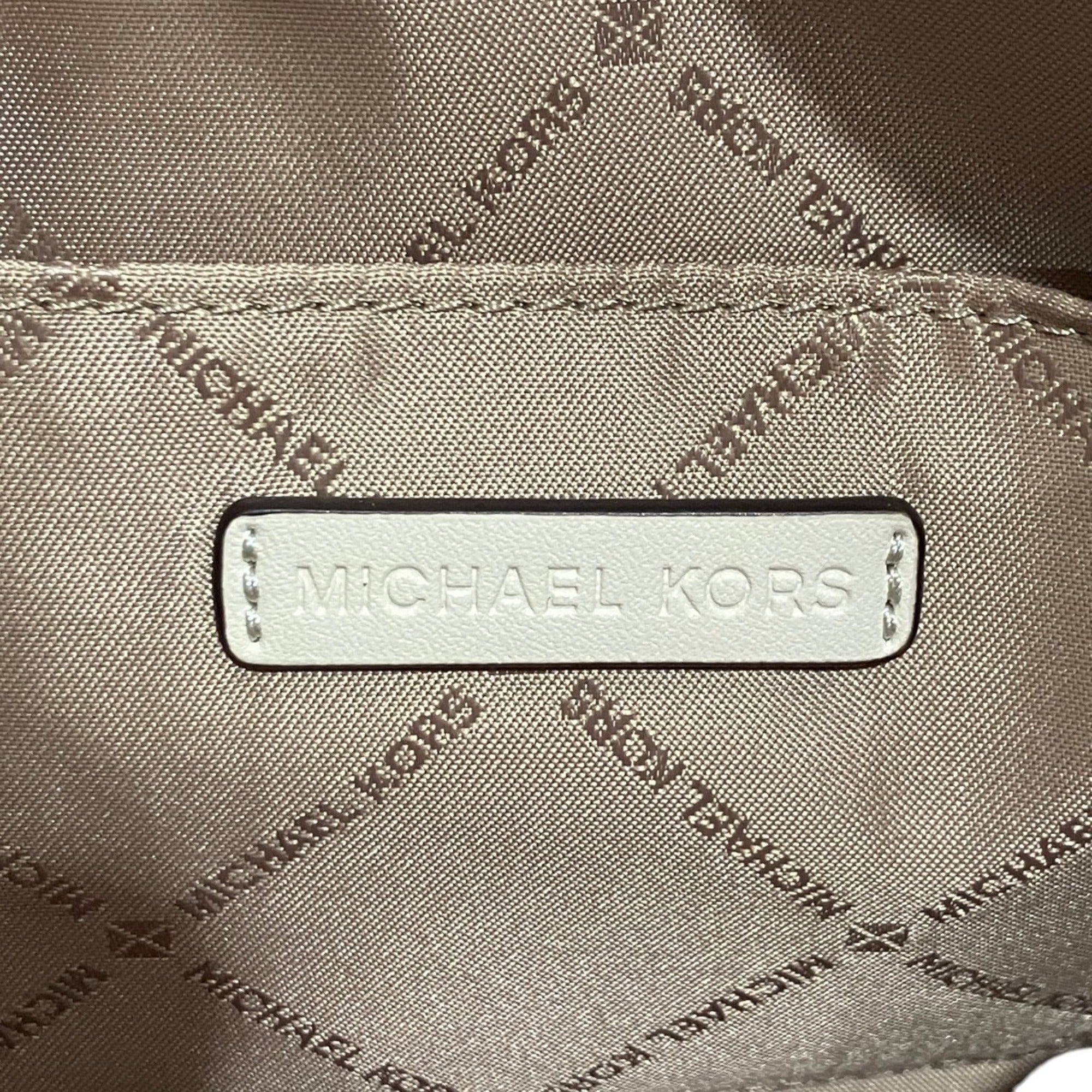 Michael Kors Cream Leather Shoulder Bag (Pre-Owned)