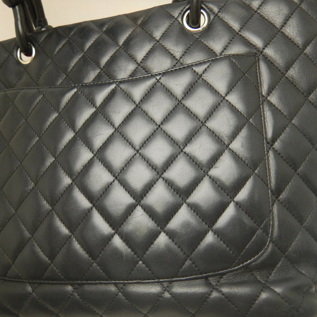 Chanel Black Leather Tote Bag (Pre-Owned)
