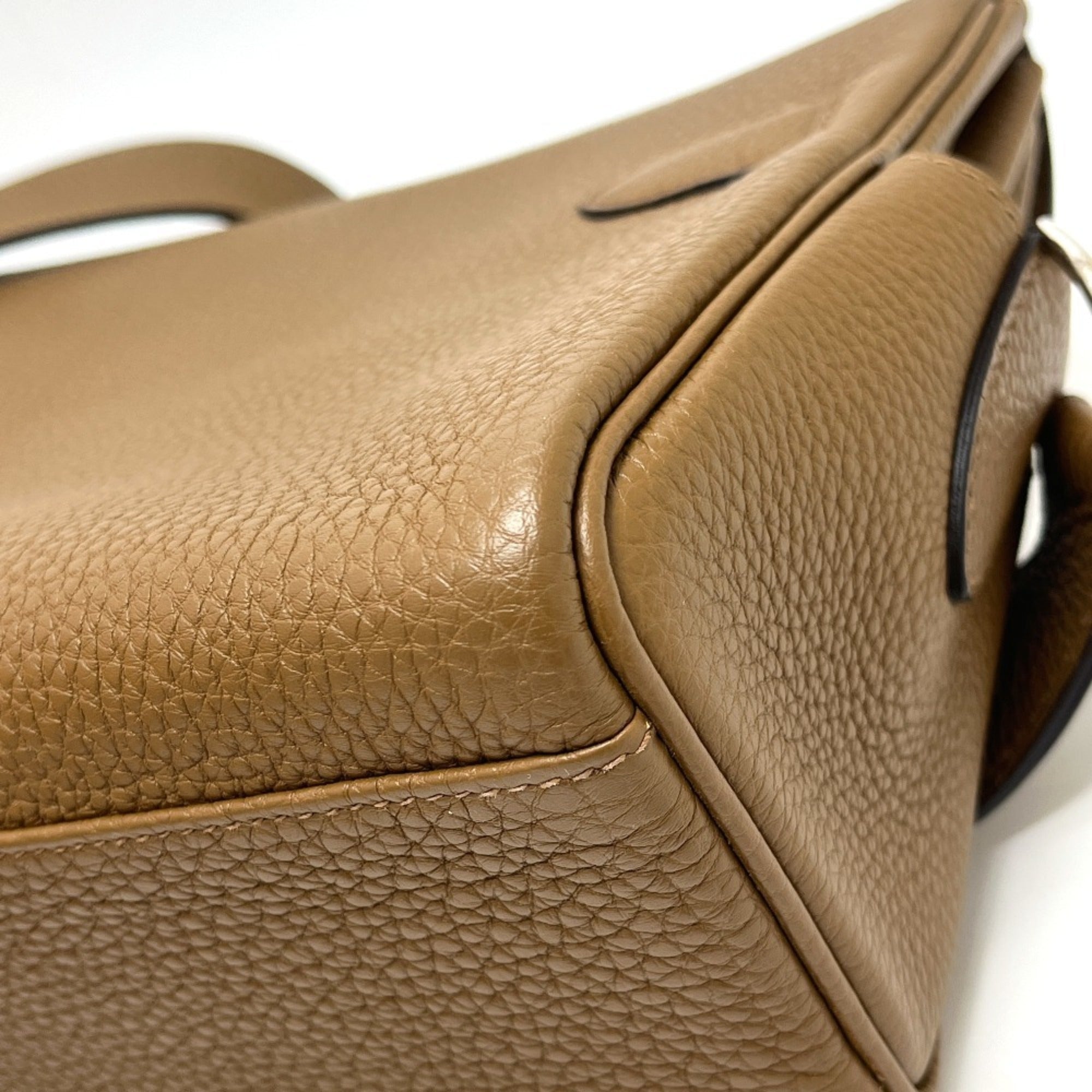 Hermes Kelly Brown Togo Leather Handbag Shoulder Bag (Pre-Owned)
