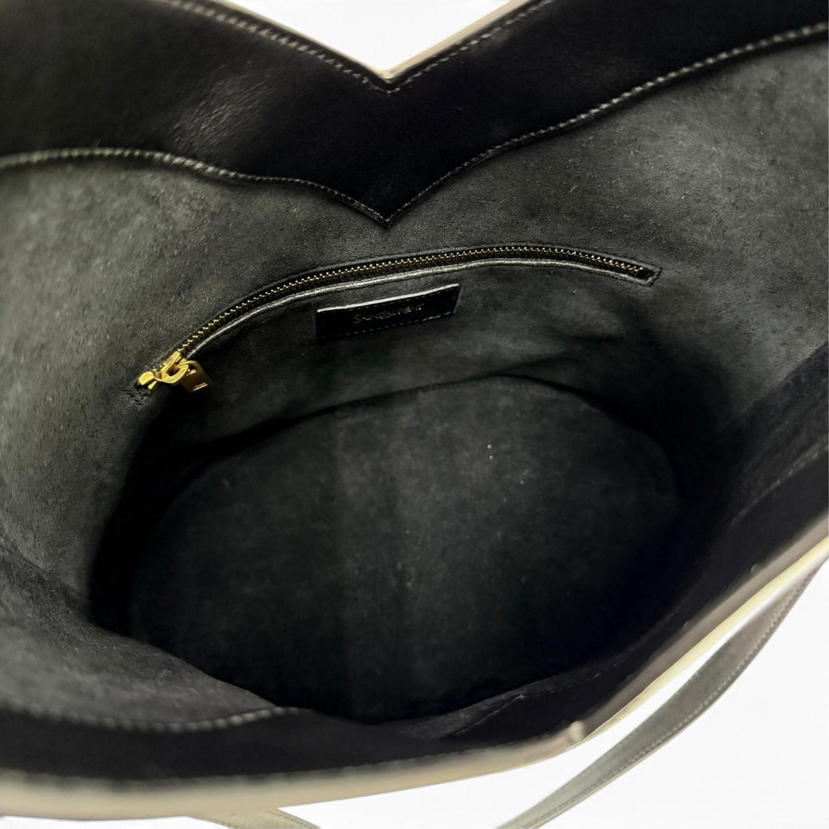 Saint Laurent Black Leather Handbag Shoulder Bag (Pre-Owned)