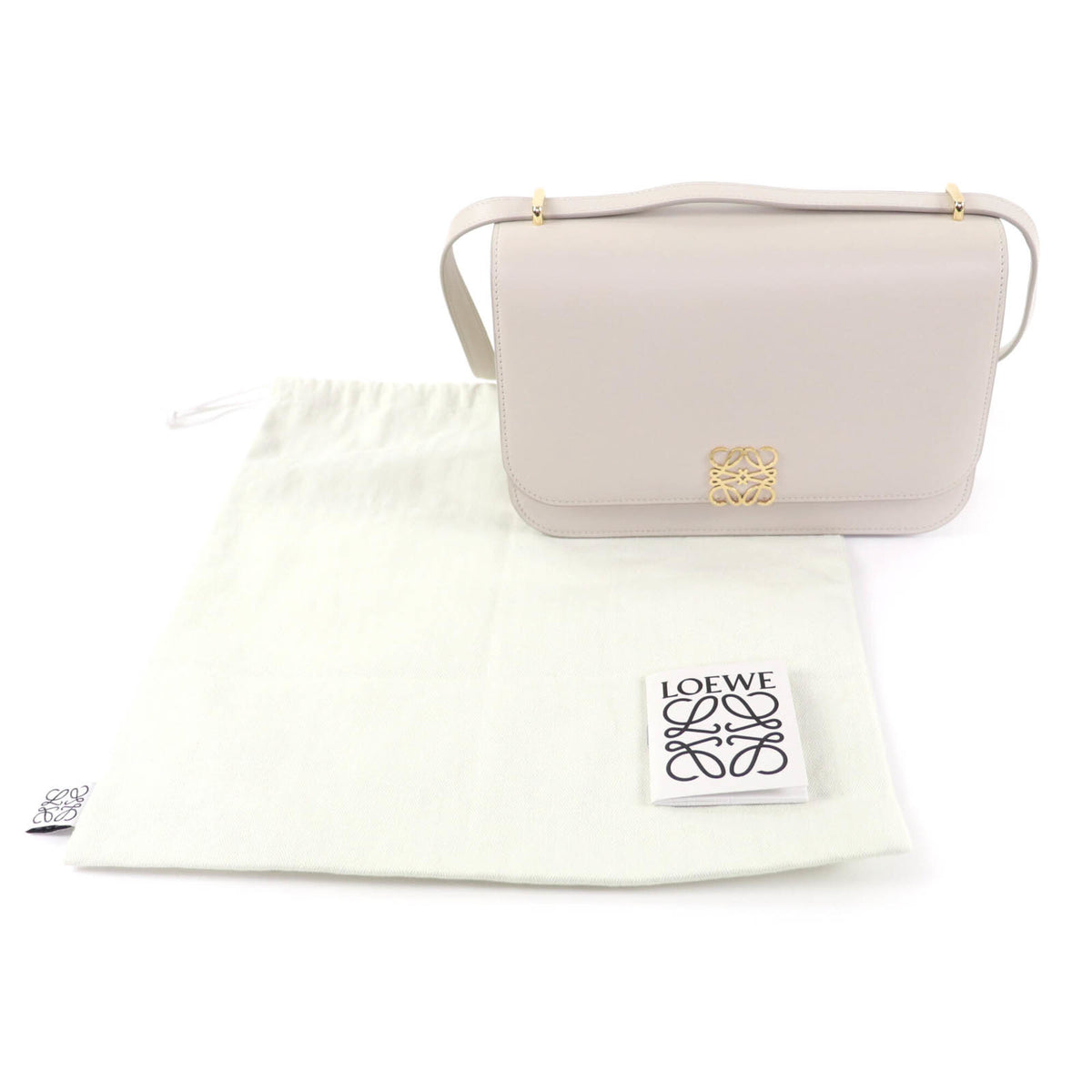 Loewe Gold Leather Shoulder Bag (Pre-Owned)