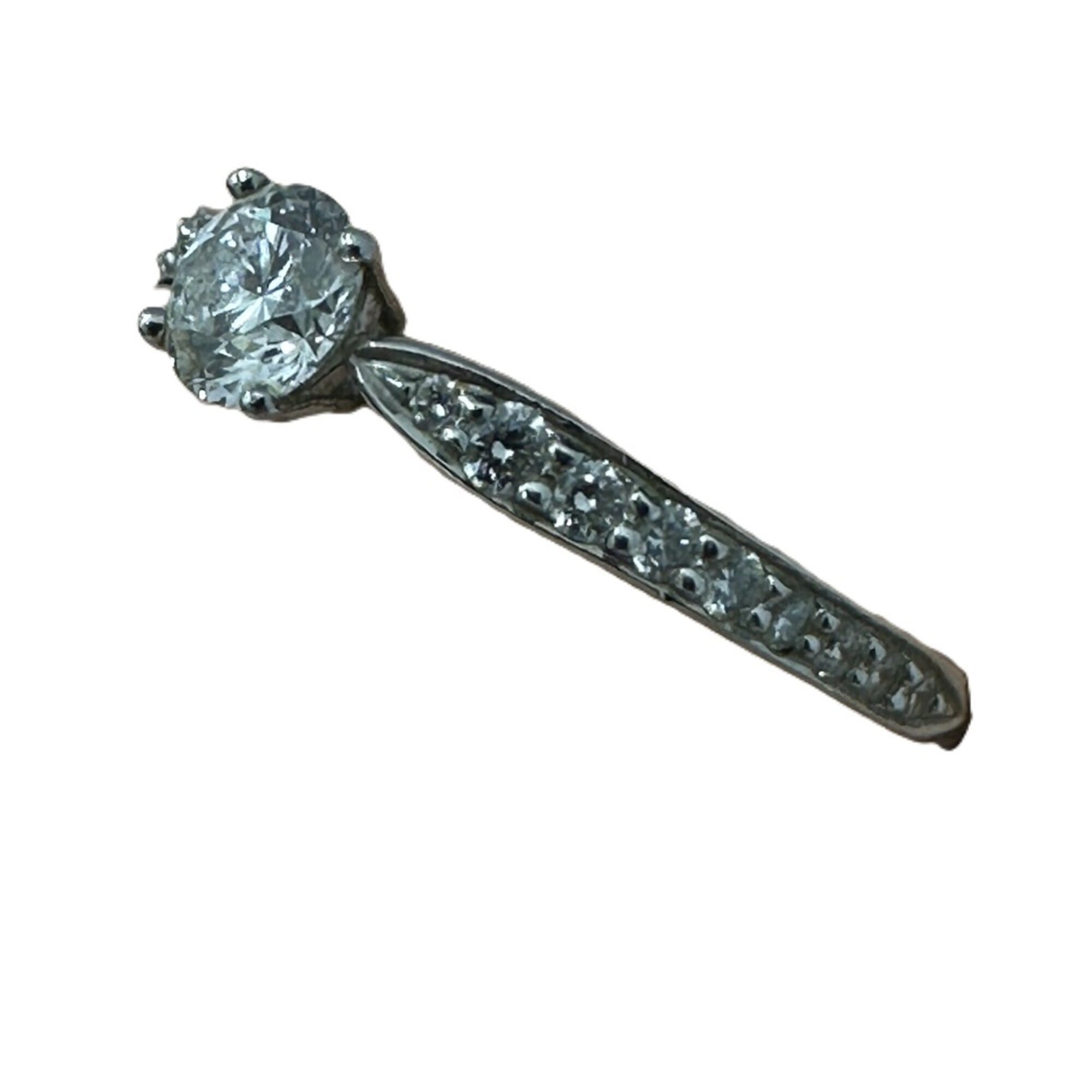 Tiffany Platinum Platinum 950 Band Ring (Pre-Owned)