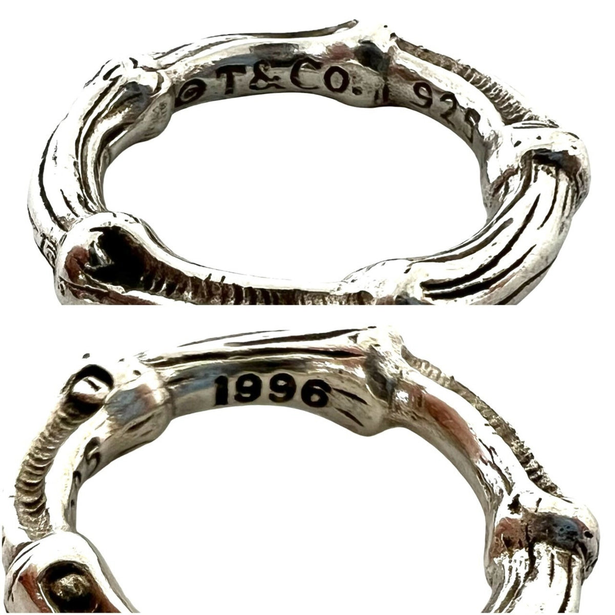 Tiffany Silver Silver 925 Band Ring (Pre-Owned)