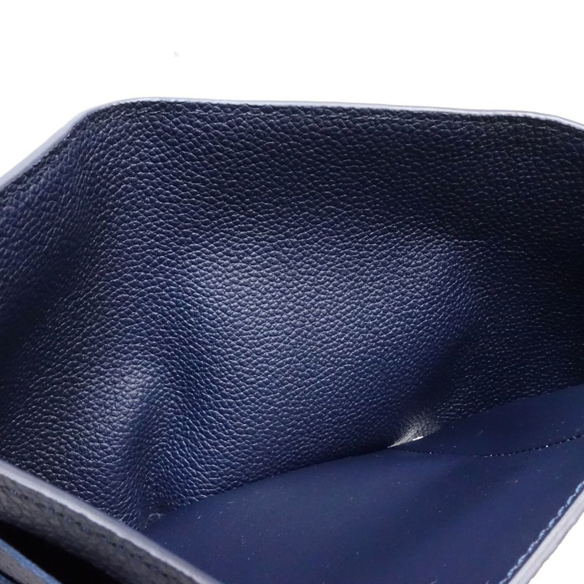 Louis Vuitton Monogram Empreinte Navy Monogram Empreinte Wallet (Tri-Fold) (Pre-Owned)