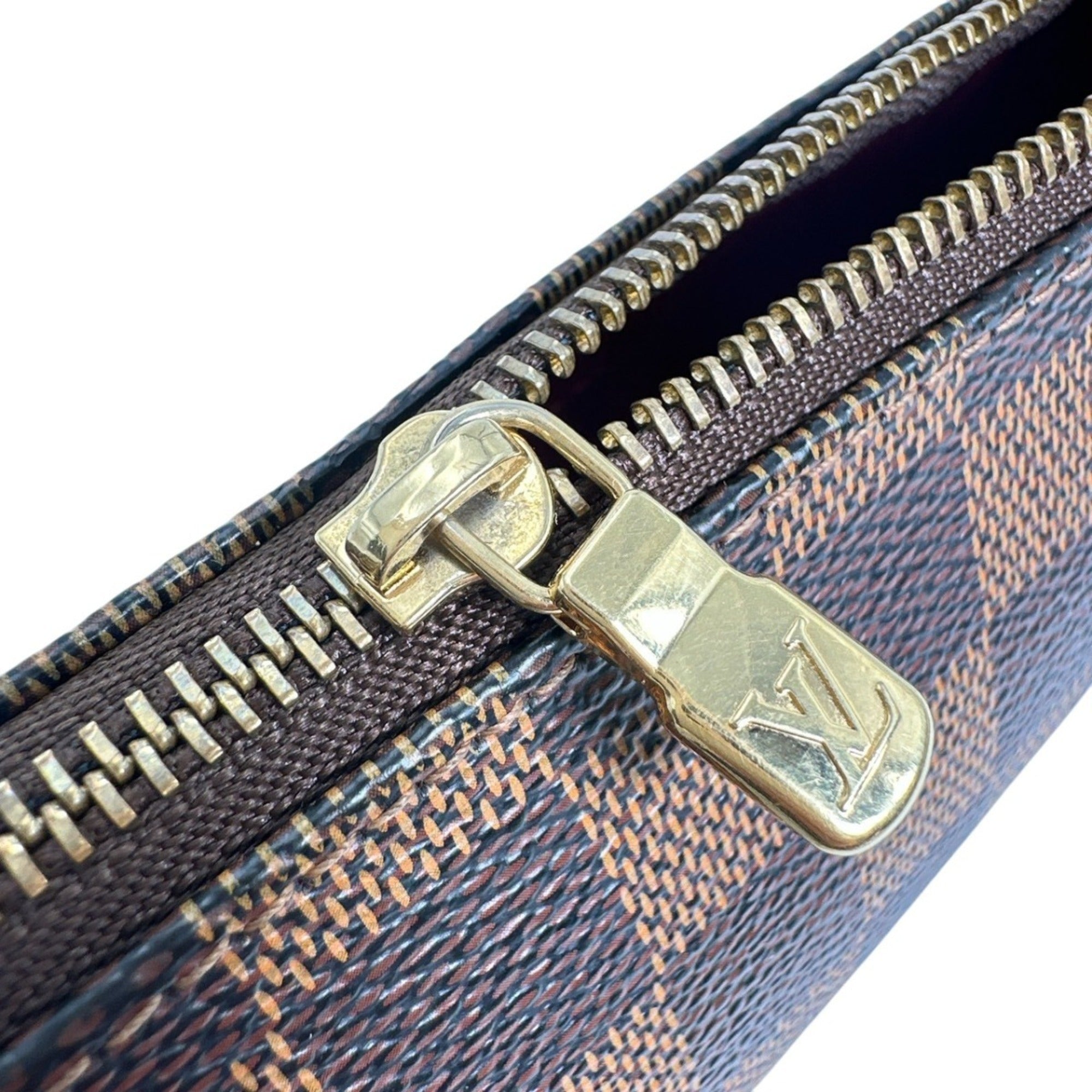 Louis Vuitton Brown Damier Canvas Handbag (Pre-Owned)