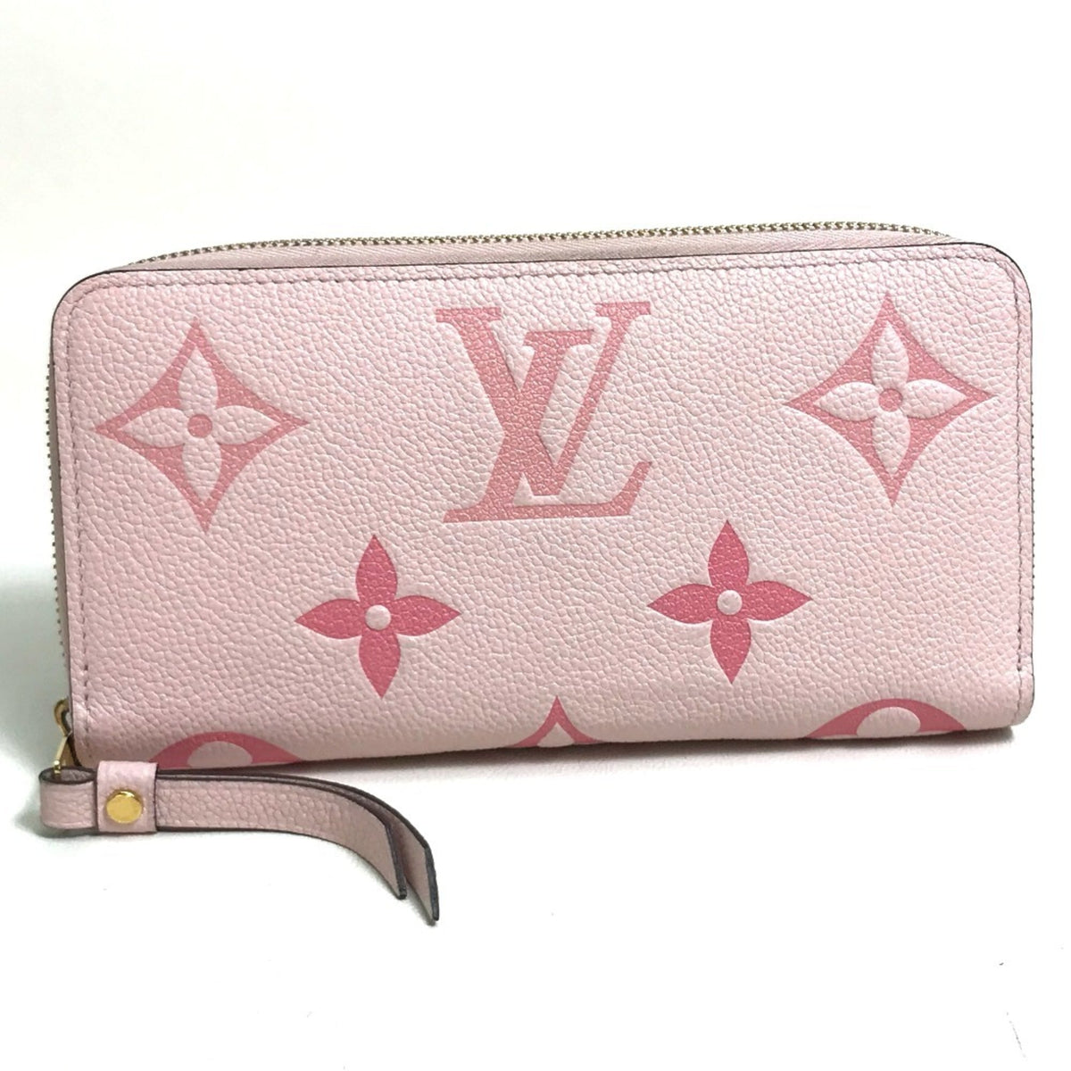 Louis Vuitton Monogram Empreinte Pink Monogram Empreinte Long Wallet (Bi-Fold) (Pre-Owned)