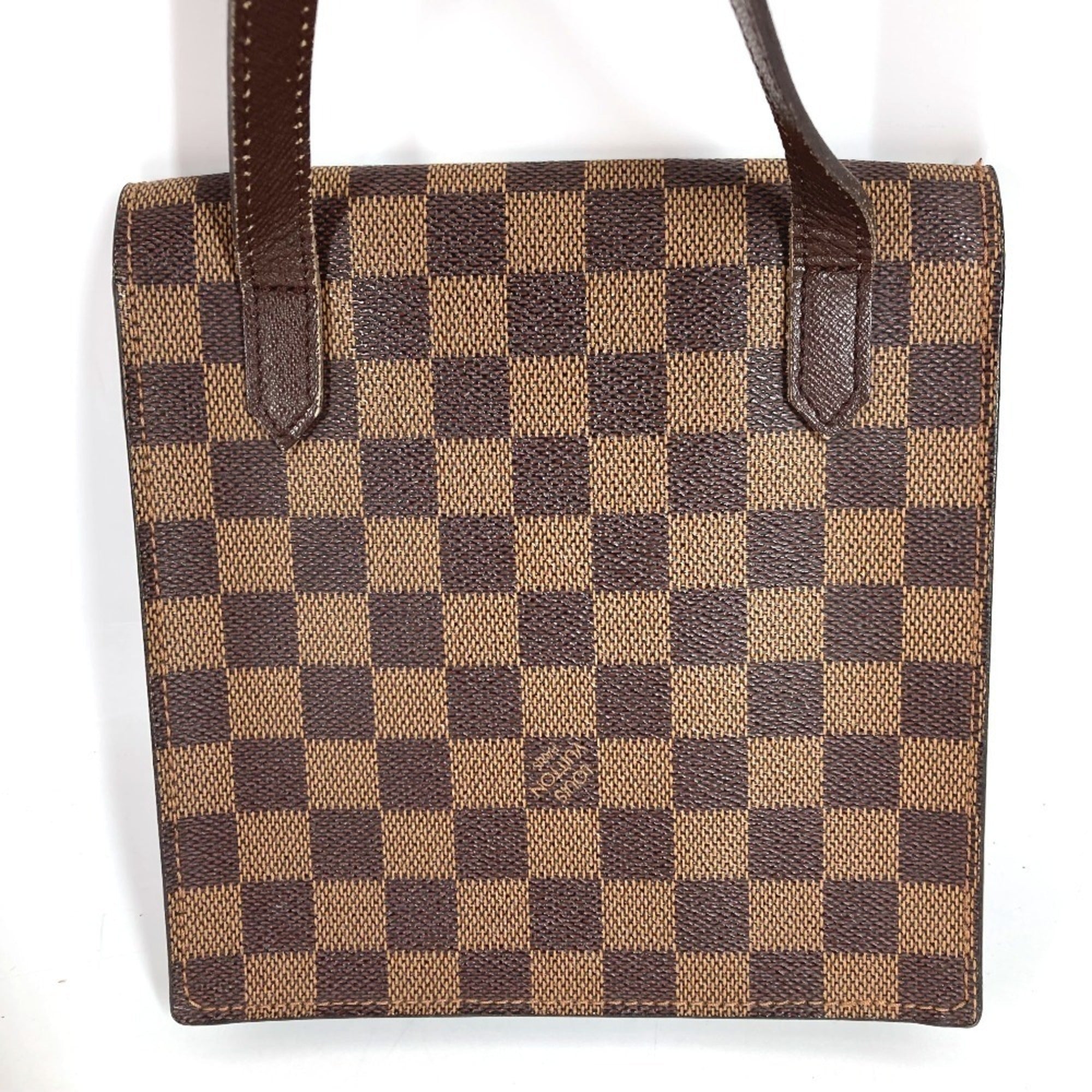 Louis Vuitton Brown Damier Canvas Pochette Shoulder Bag (Pre-Owned)