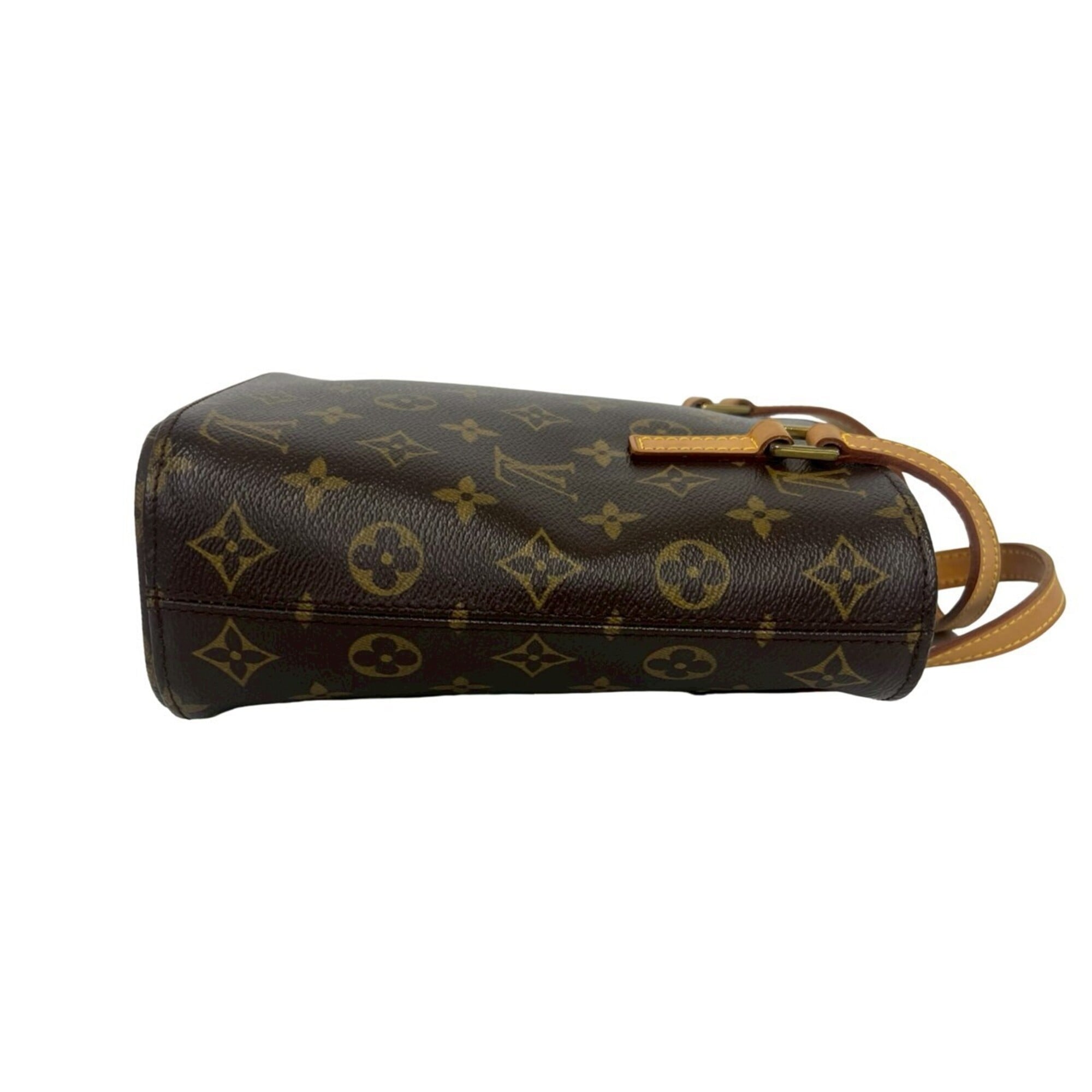 Louis Vuitton Brown Pvc Leather Handbag Tote Bag (Pre-Owned)