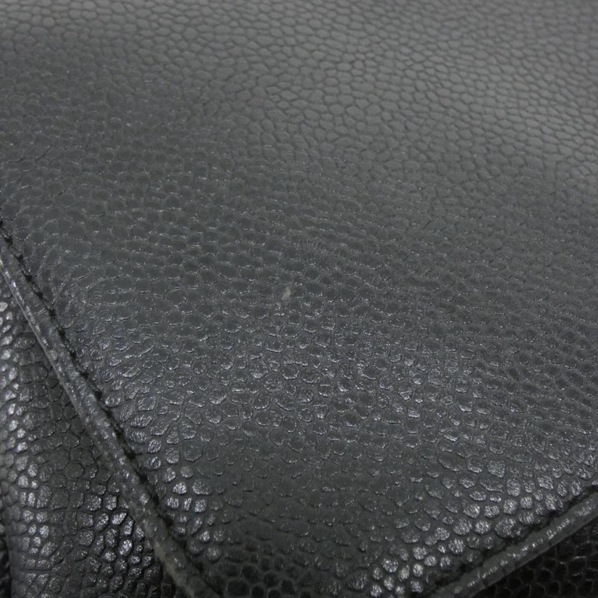 Chanel Black Grained Calfskin Backpack (Pre-Owned)