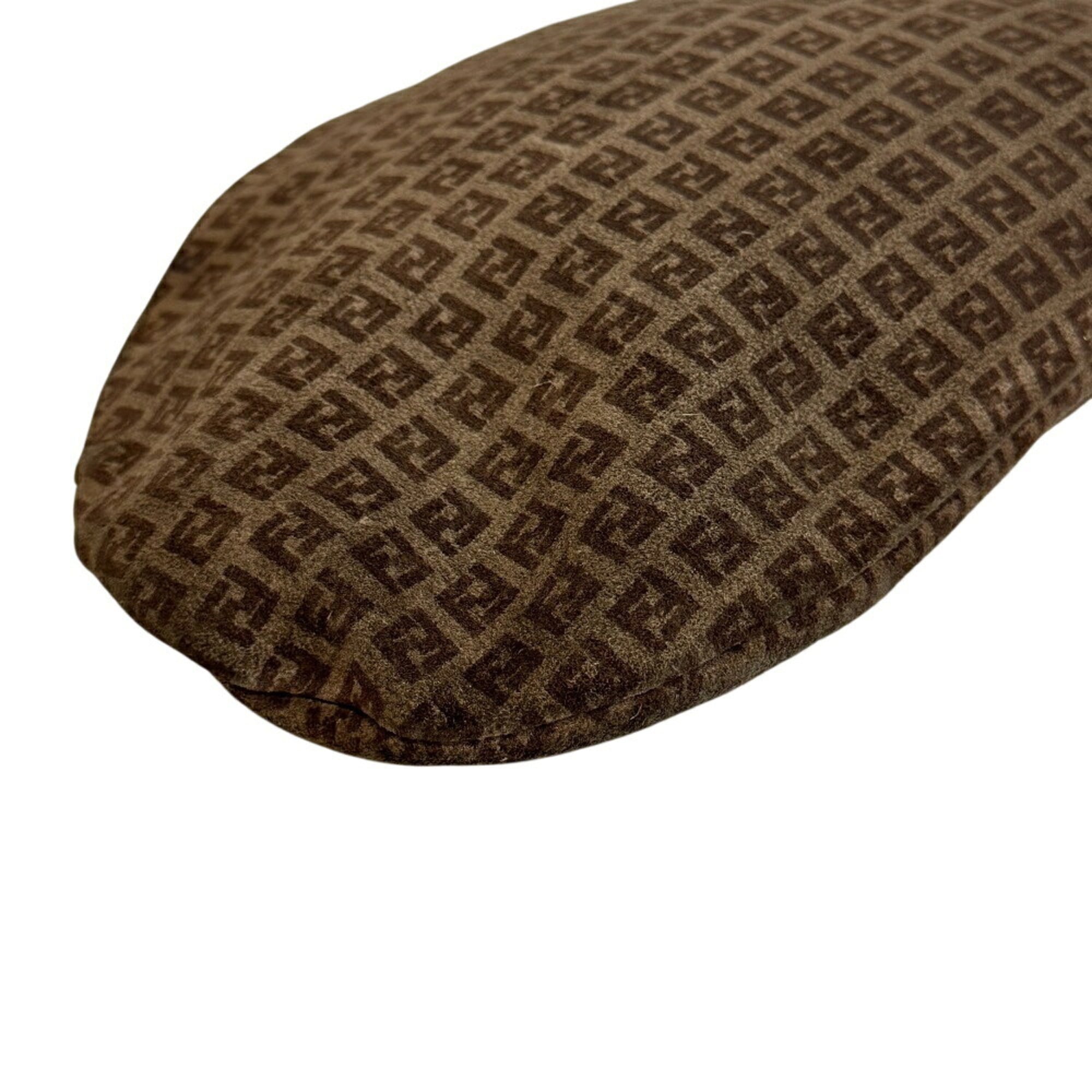 Fendi Brown Suede Clutch Bag Pouch (Pre-Owned)