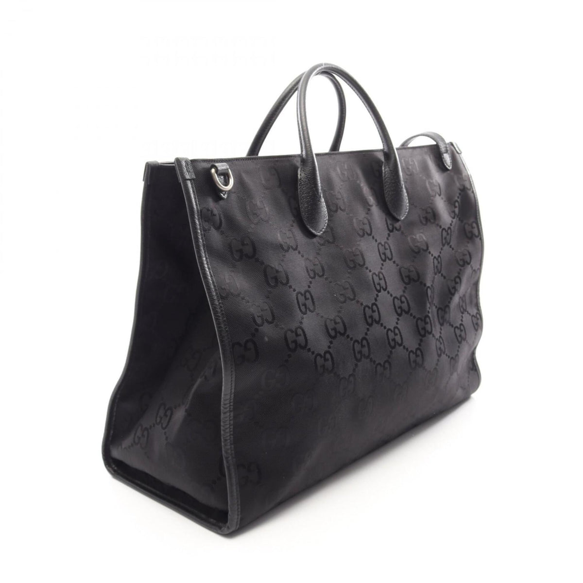 Gucci Black Leather Handbag Shoulder Bag (Pre-Owned)