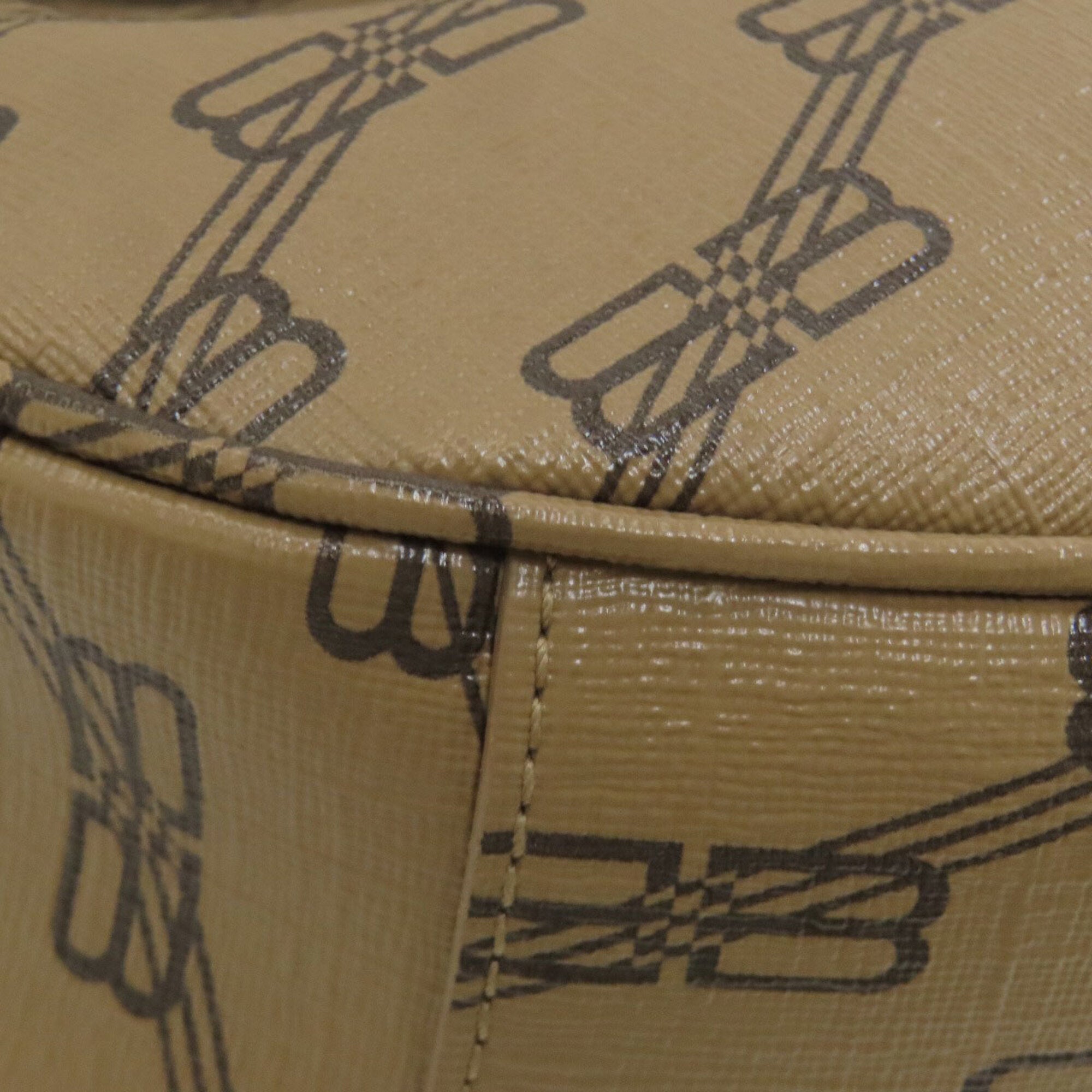 Balenciaga Brown Coated Canvas Handbag (Pre-Owned)
