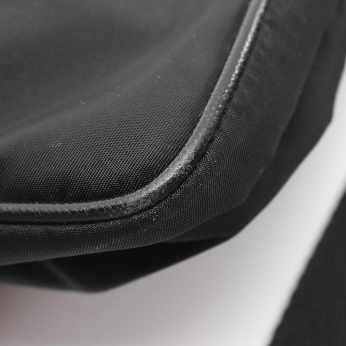Prada Black Nylon Handbag Shoulder Bag (Pre-Owned)