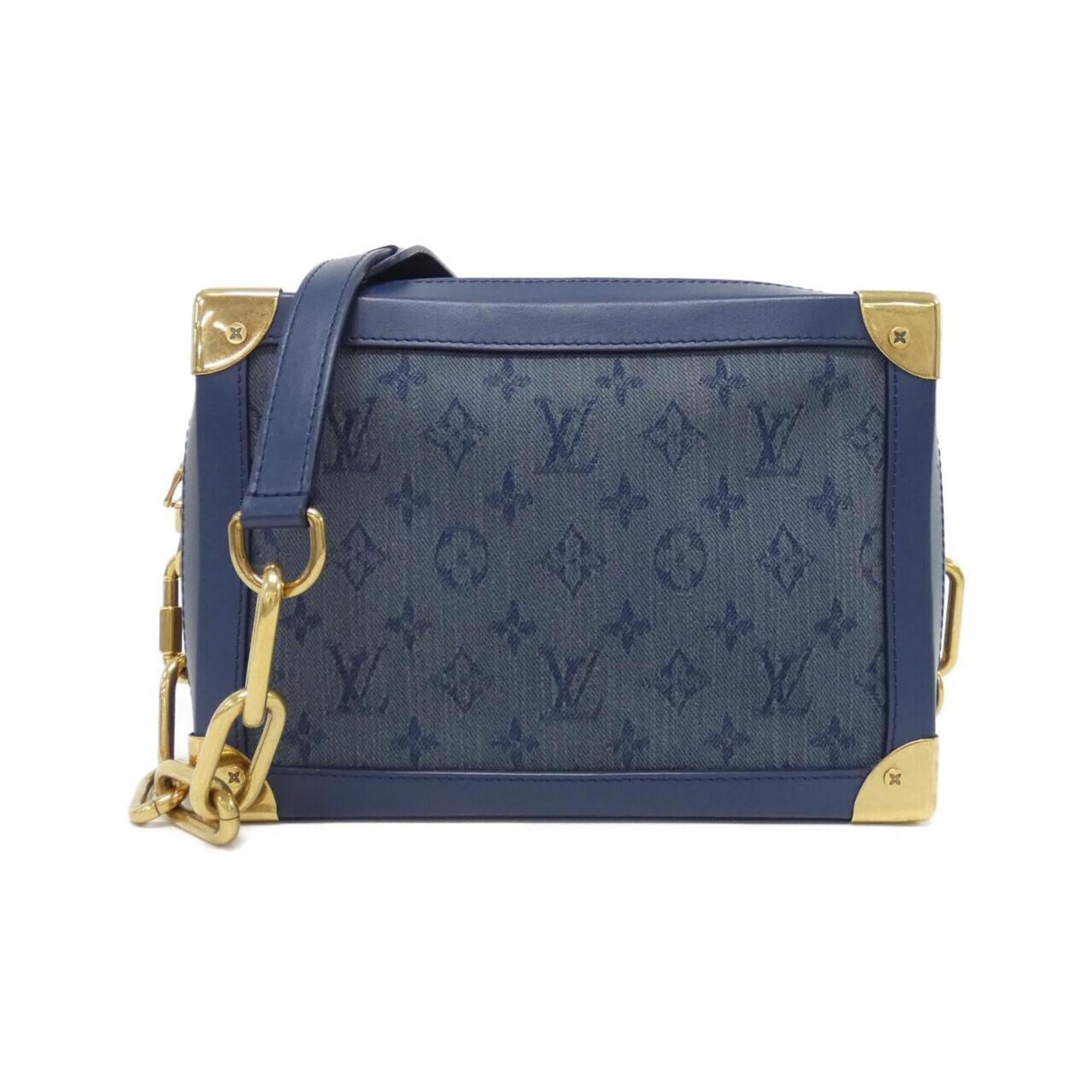 Louis Vuitton Navy Denim Shoulder Bag (Pre-Owned)
