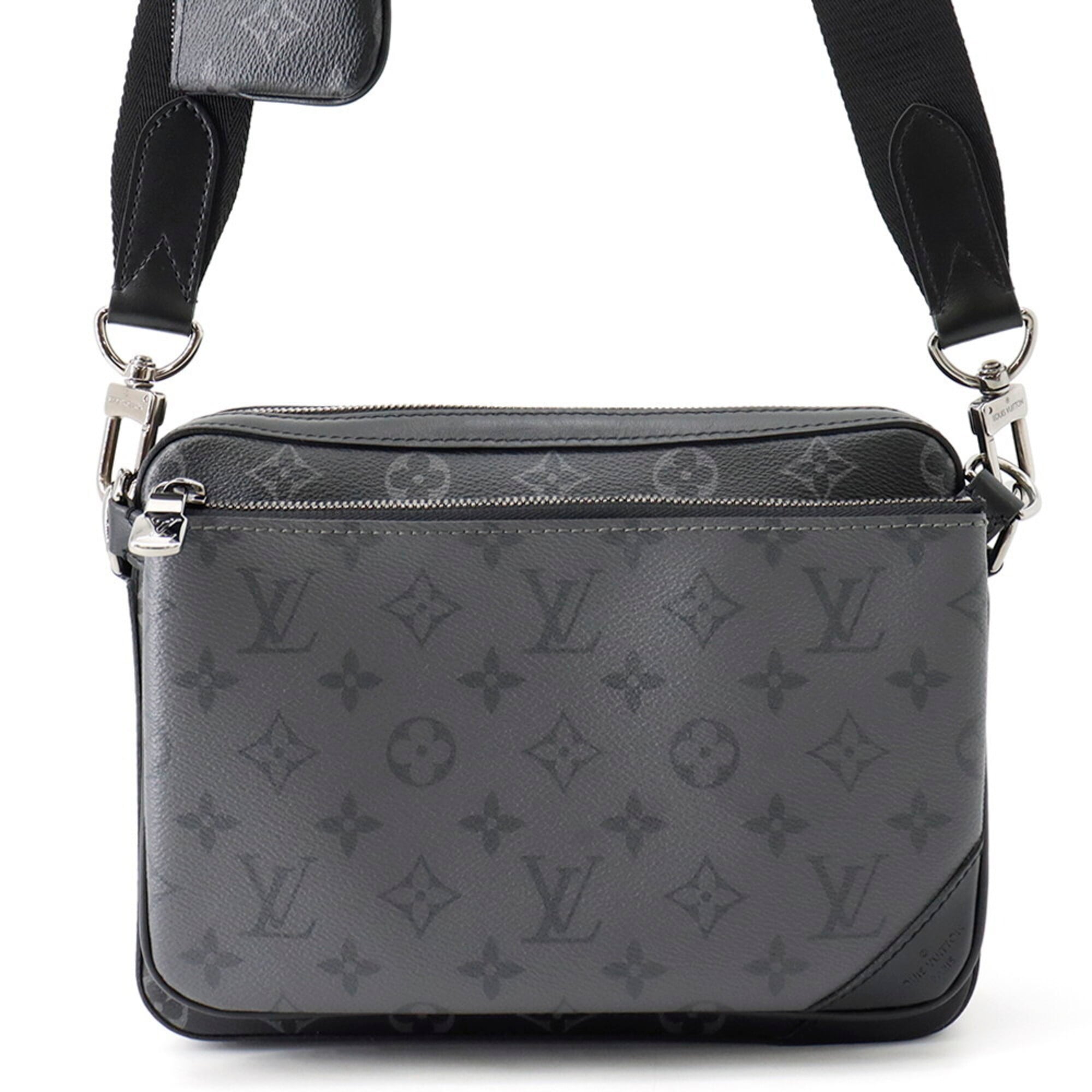 Louis Vuitton Monogram Eclipse Black Noir Monogram Eclipse Handbag Shoulder Bag (Pre-Owned)