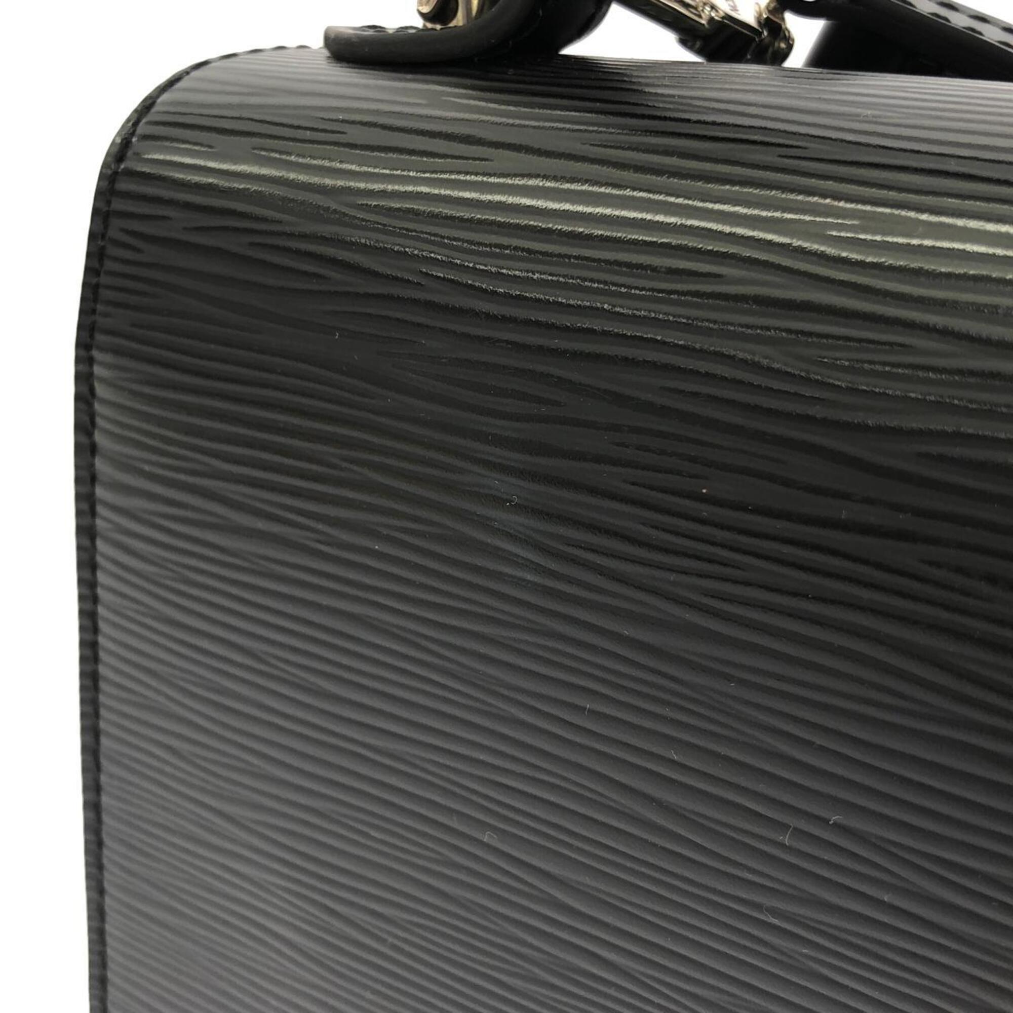 Louis Vuitton Black Leather Handbag (Pre-Owned)