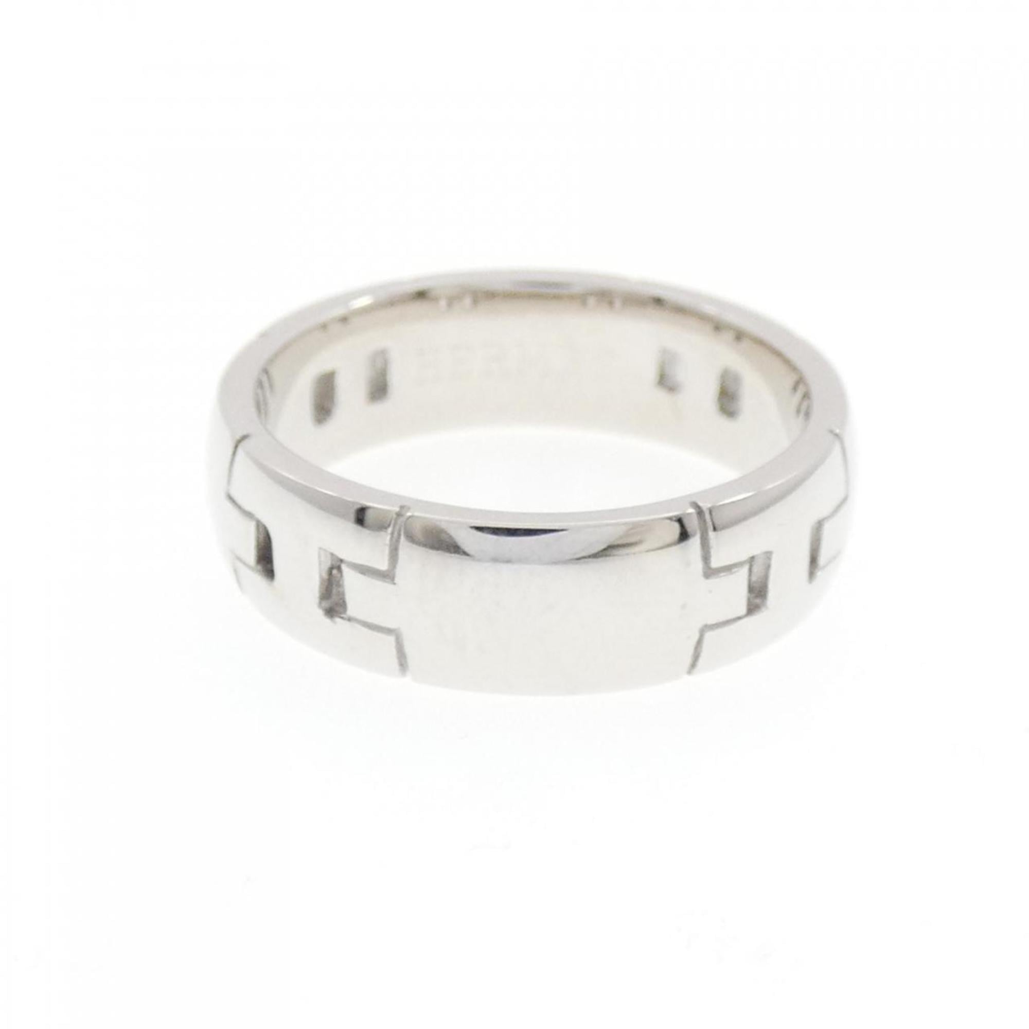 Hermes White Gold (18K) Band Ring (Pre-Owned)