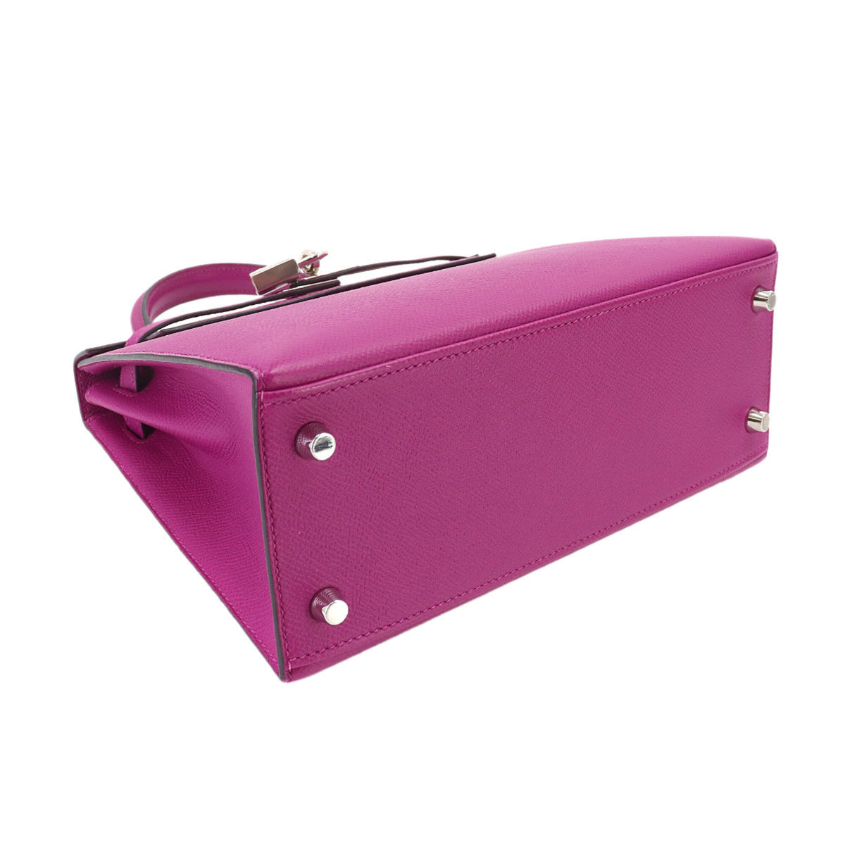 Hermes Kelly Rose Purple Epsom Leather Handbag (Pre-Owned)