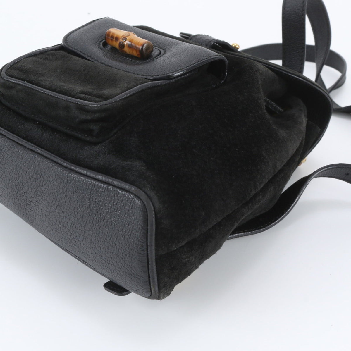 Gucci Black Leather Backpack (Pre-Owned)