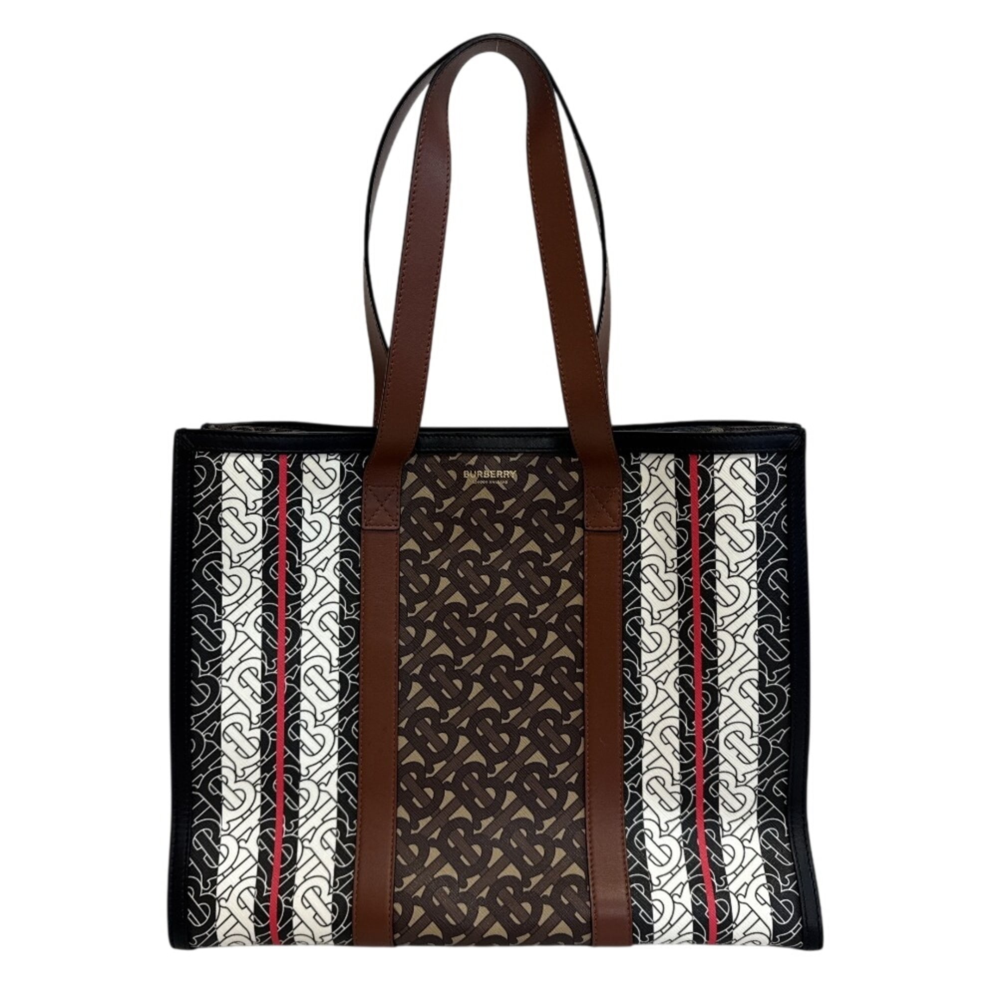 Burberry Brown Leather Tote Bag (Pre-Owned)