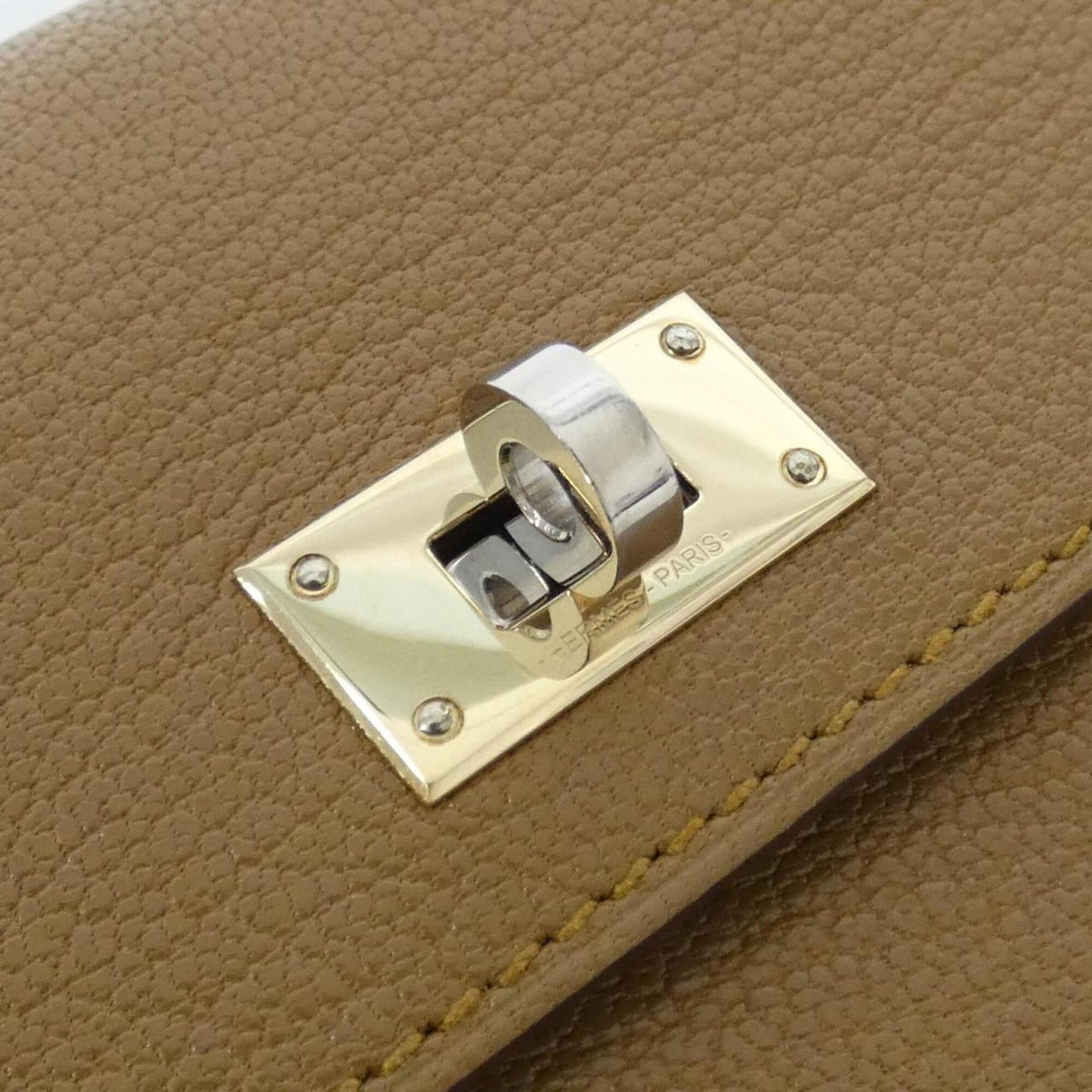 Hermes Bronze Brown Long Wallet (Bi-Fold) (Pre-Owned)