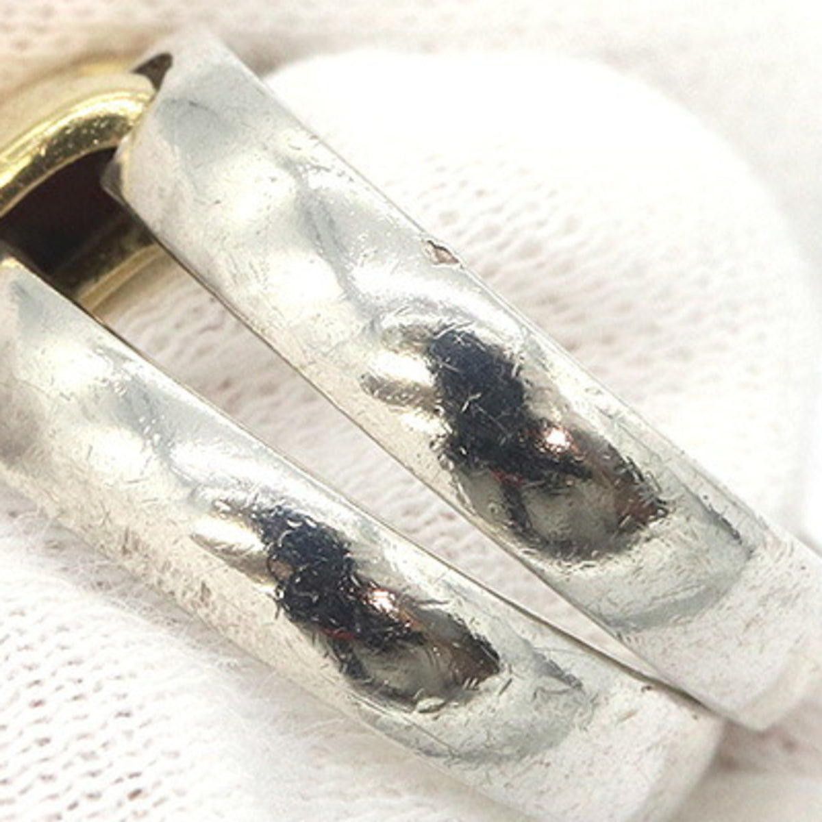 Hermes Black Yellow Sterling Silver 925 Yellow Gold (Pre-Owned)