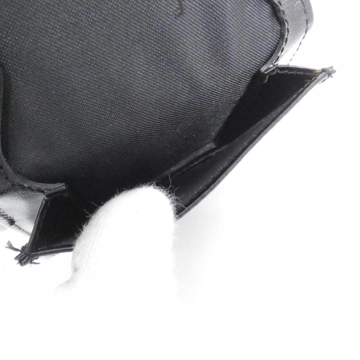 Fendi Black Canvas Coin Purse/Coin Case (Pre-Owned)