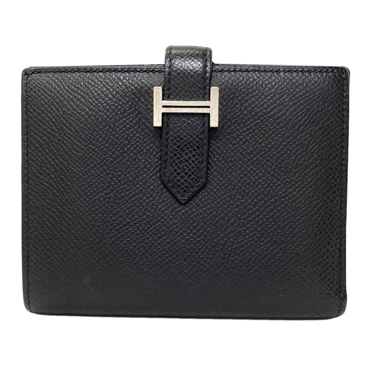 Hermes Black Epsom Leather Wallet (Bi-Fold) (Pre-Owned)