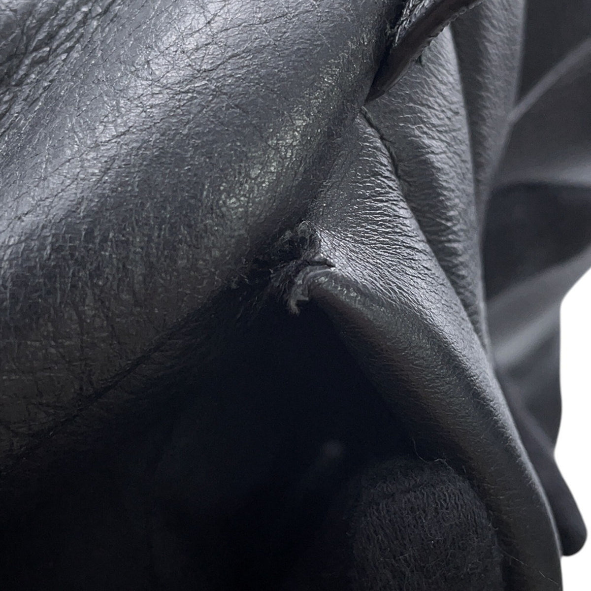 Balenciaga Black Leather Backpack Handbag (Pre-Owned)