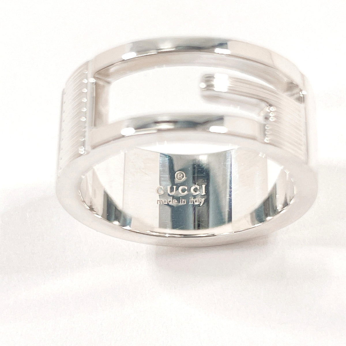 Gucci Silver Silver 925 Band Ring (Pre-Owned)