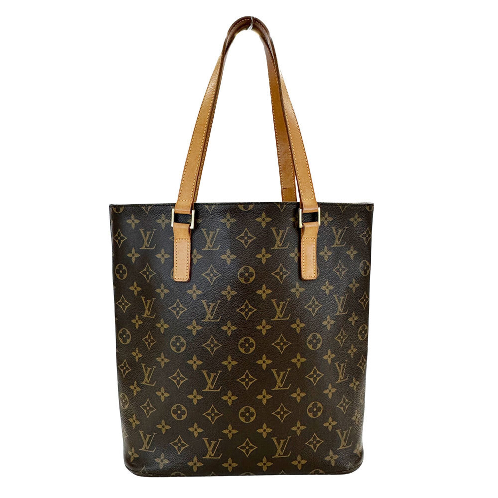 Louis Vuitton Brown Monogram Canvas Handbag Tote Bag (Pre-Owned)
