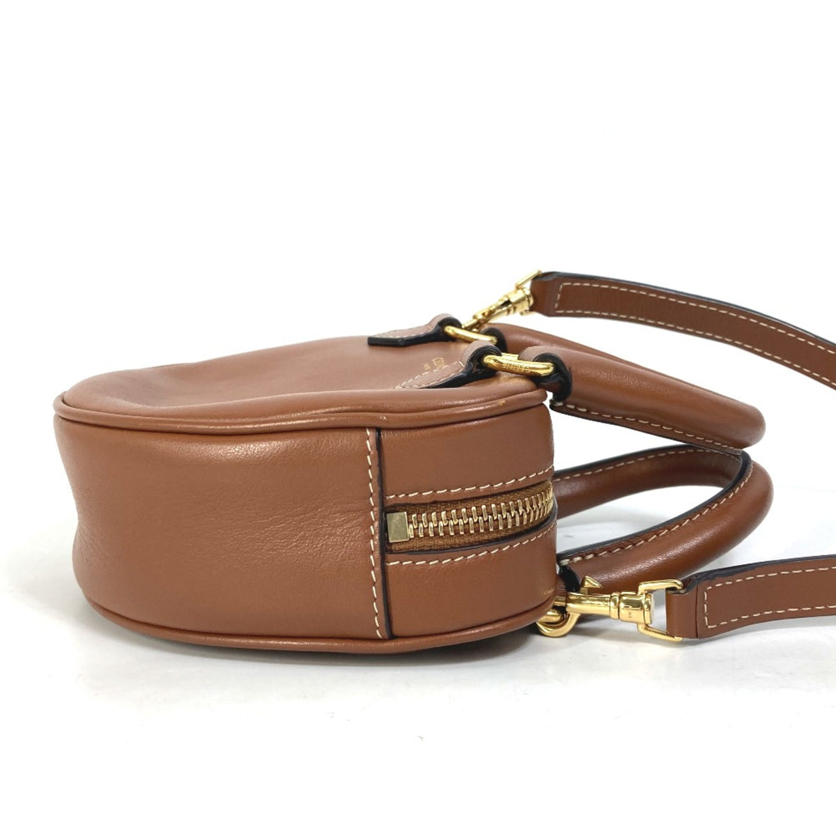 Celine Brown Leather Shoulder Bag (Pre-Owned)