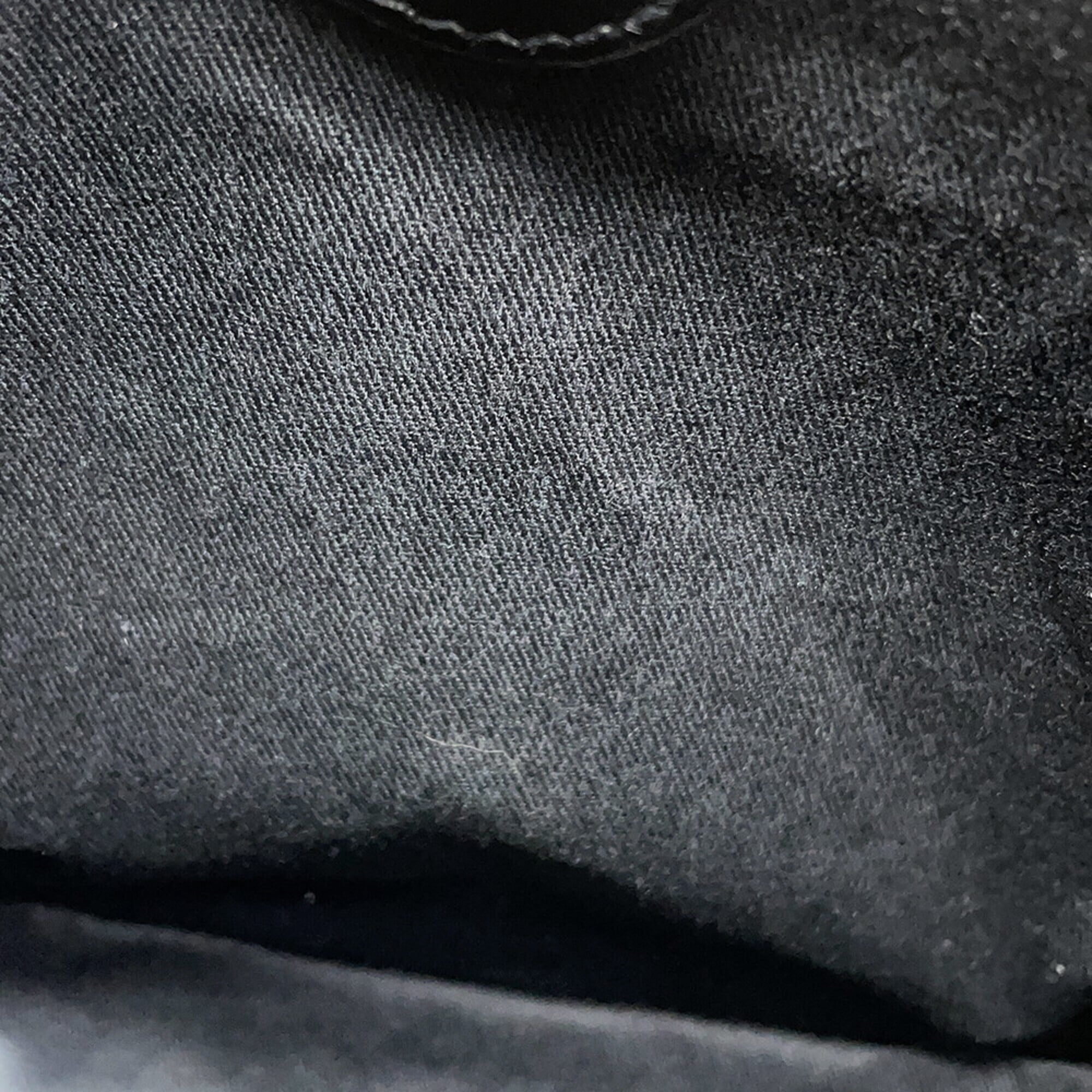 Salvatore Ferragamo Black Canvas Patent Leather Handbag (Pre-Owned)