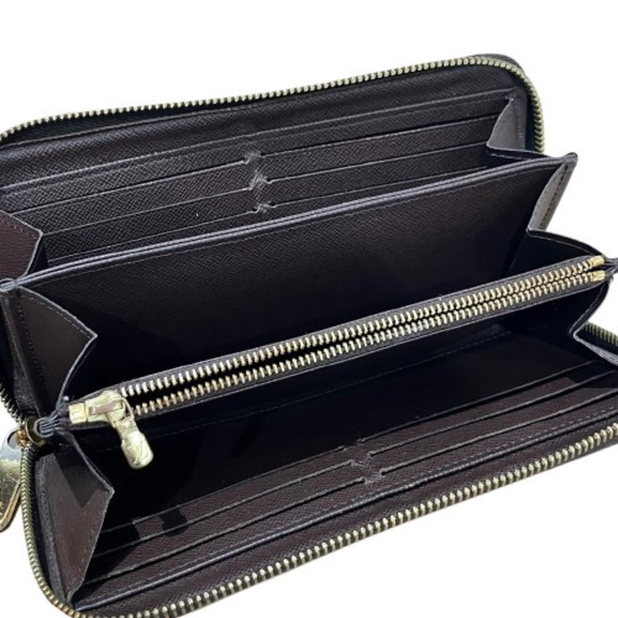 Louis Vuitton Damier Brown Pvc Long Wallet (Bi-Fold) (Pre-Owned)