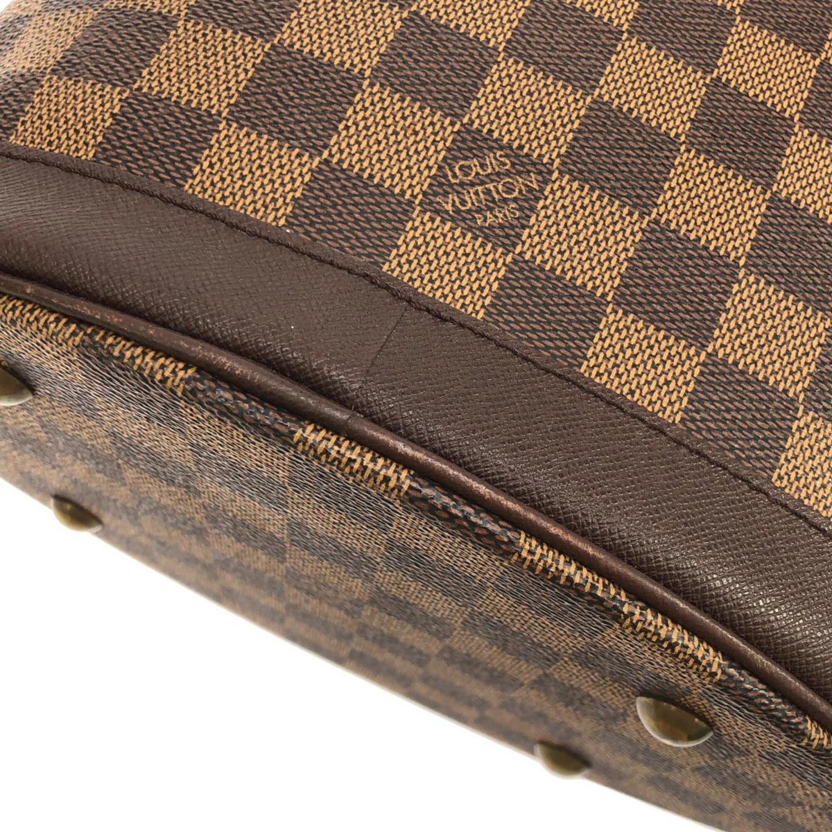 Louis Vuitton Ebene Coated Canvas Pouch Shoulder Bag (Pre-Owned)