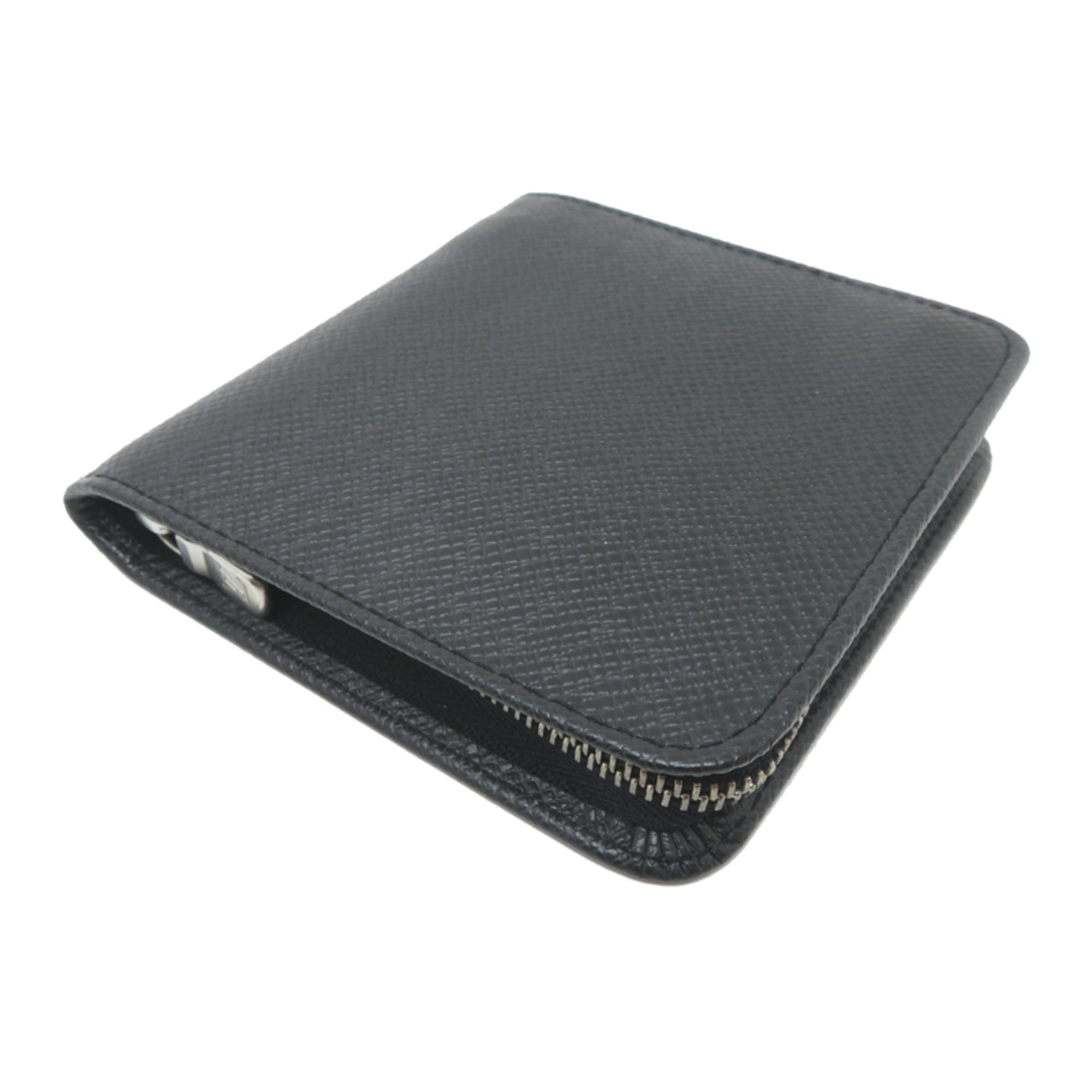 Louis Vuitton Black Taiga Leather Wallet (Bi-Fold) (Pre-Owned)