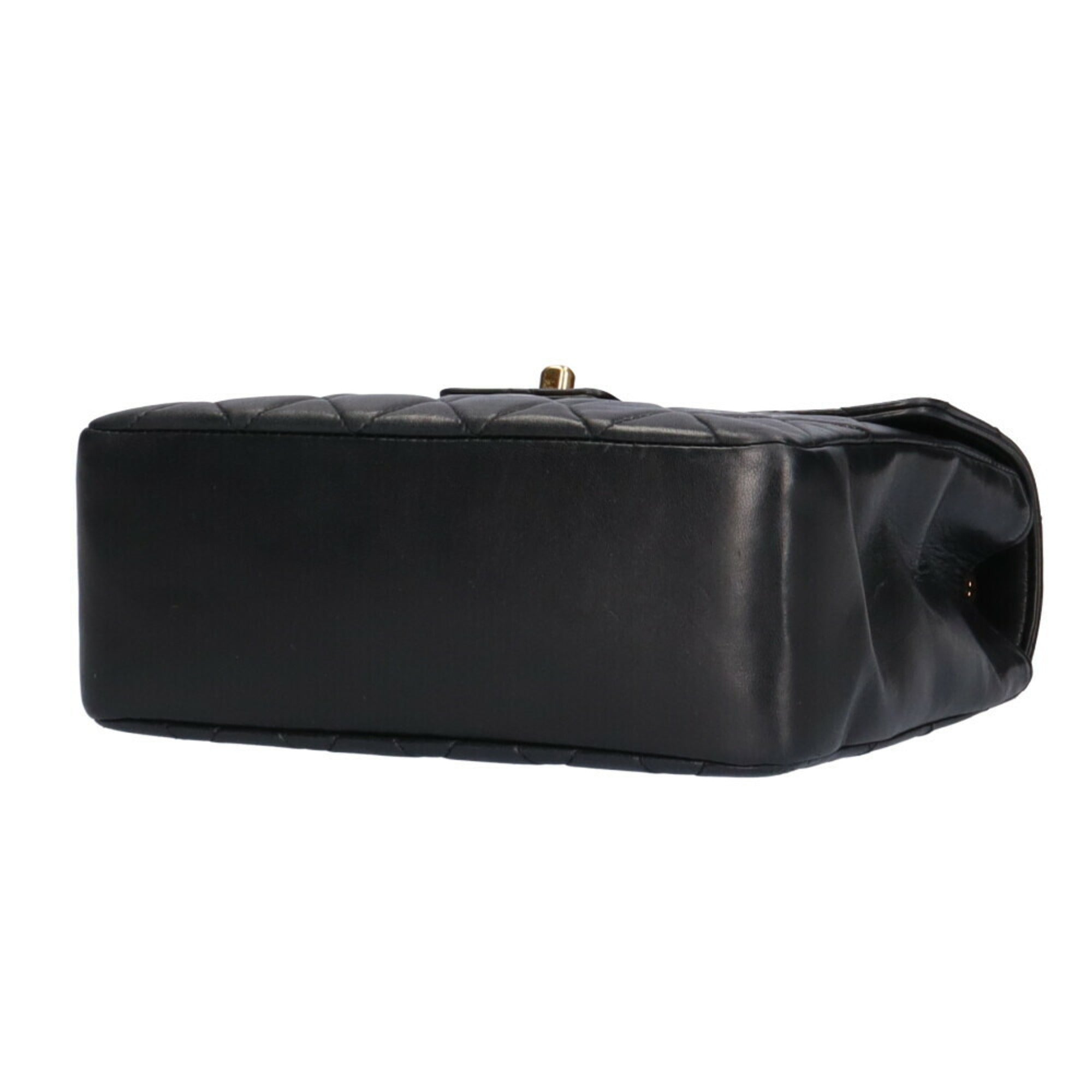 Chanel Black Leather Handbag (Pre-Owned)
