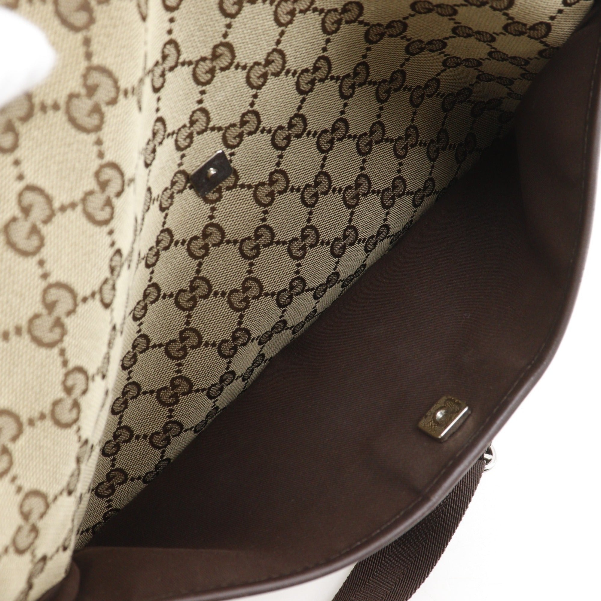 Gucci Brown Gg Canvas Shoulder Bag (Pre-Owned)