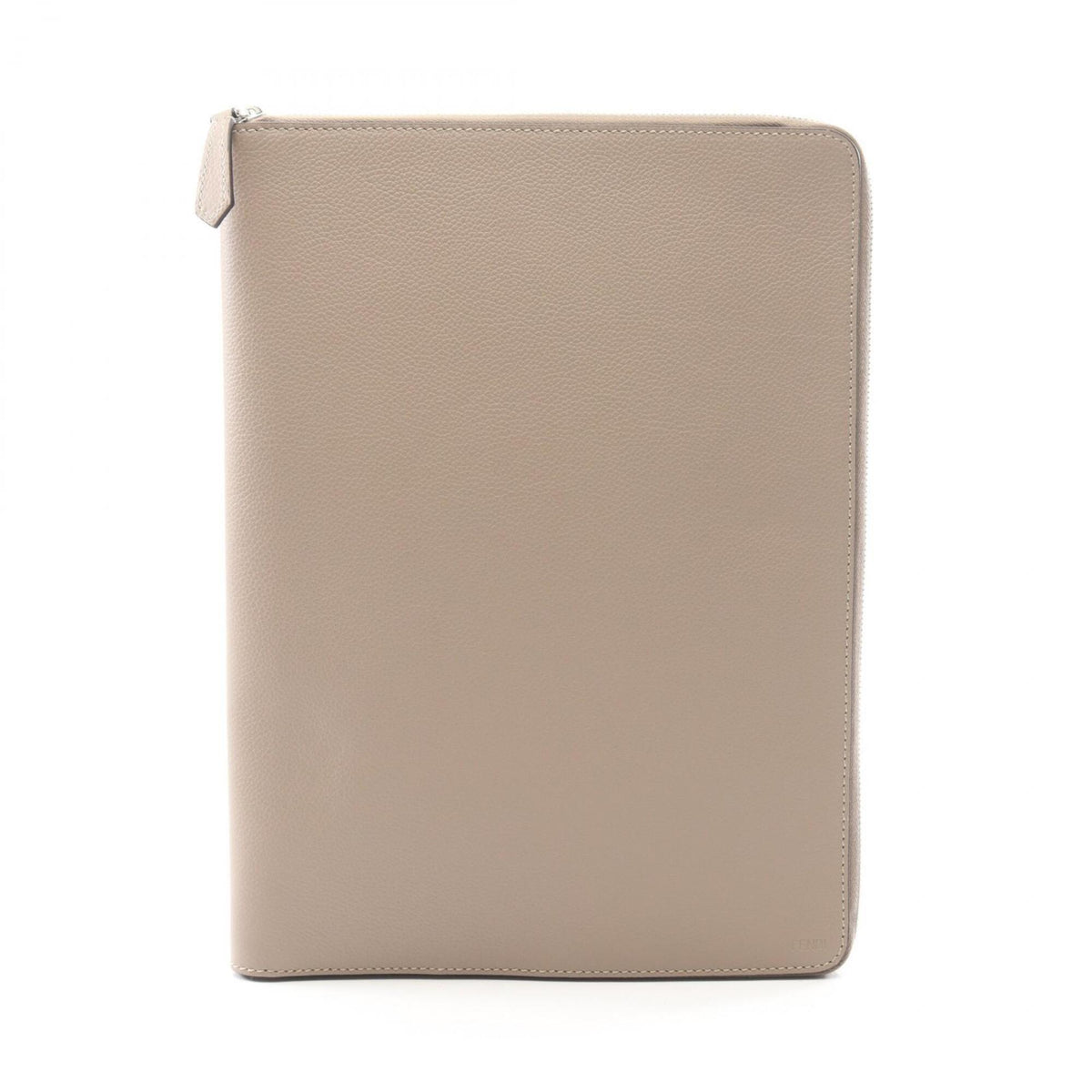 Fendi Beige Leather Clutch Bag (Pre-Owned)