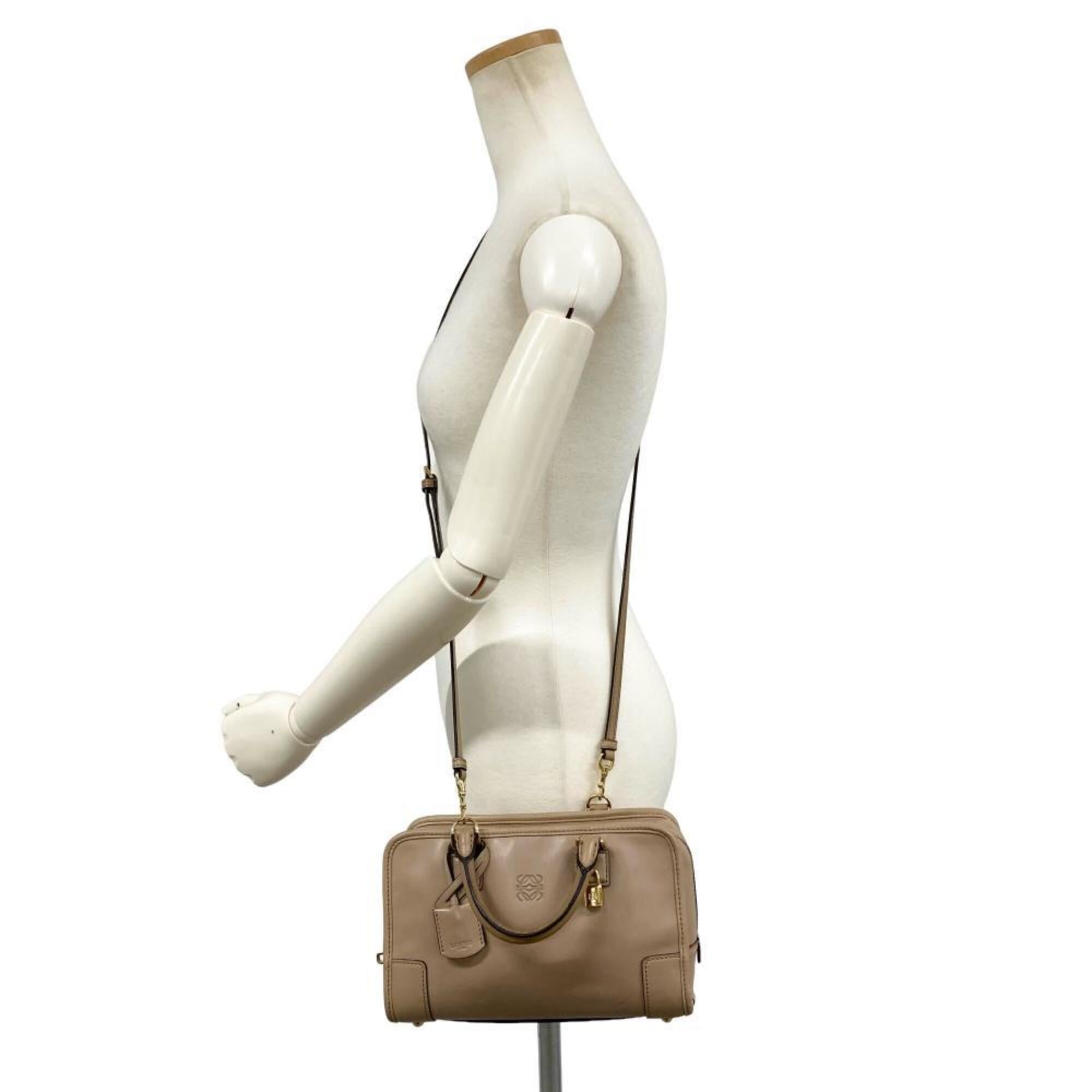 Loewe Beige Leather Handbag (Pre-Owned)