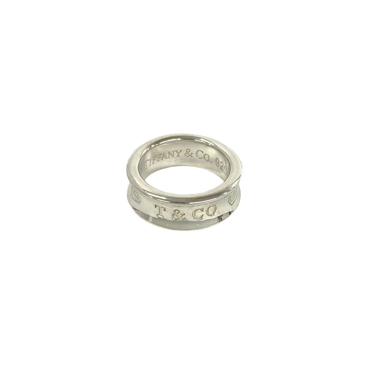 Tiffany Silver Silver 925 Band Ring (Pre-Owned)