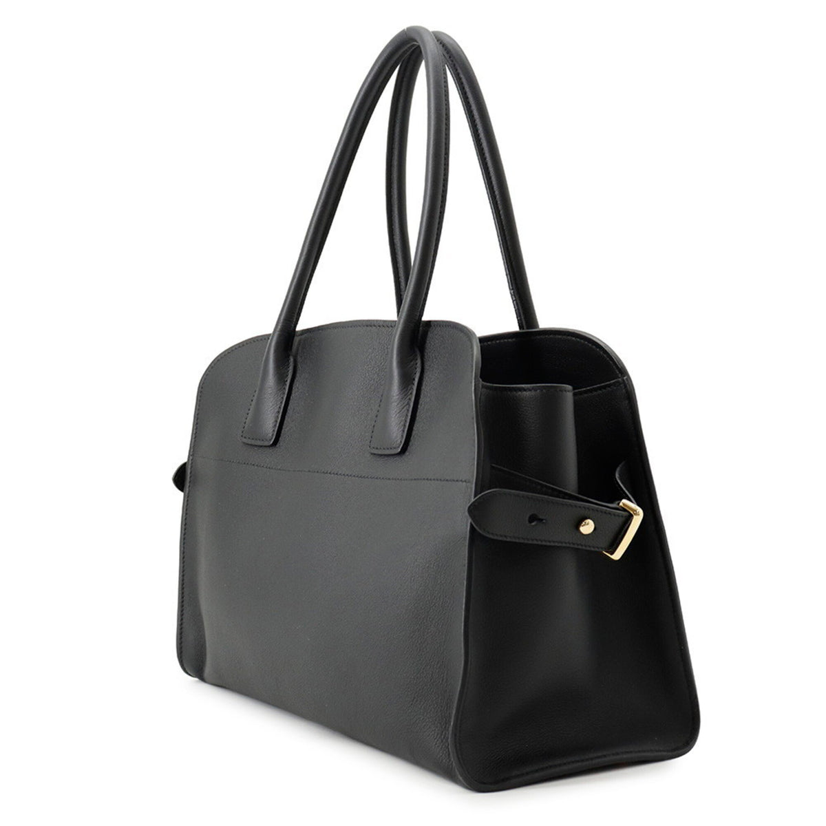 Prada Black Leather Tote Bag (Pre-Owned)