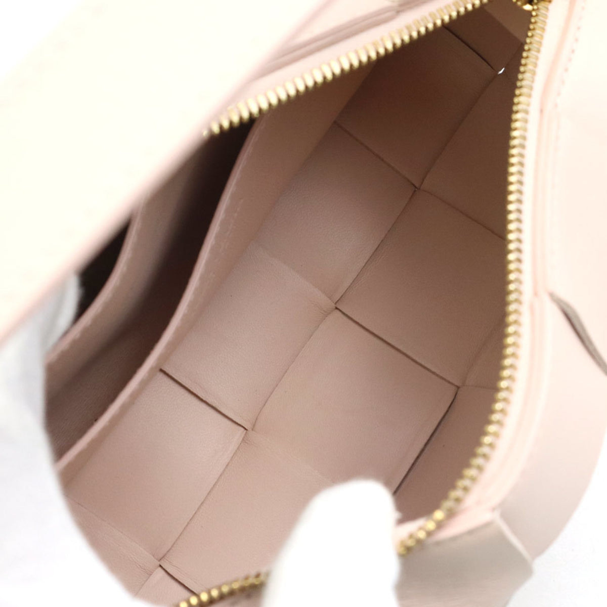 Bottega Veneta Light Pink Leather Handbag (Pre-Owned)