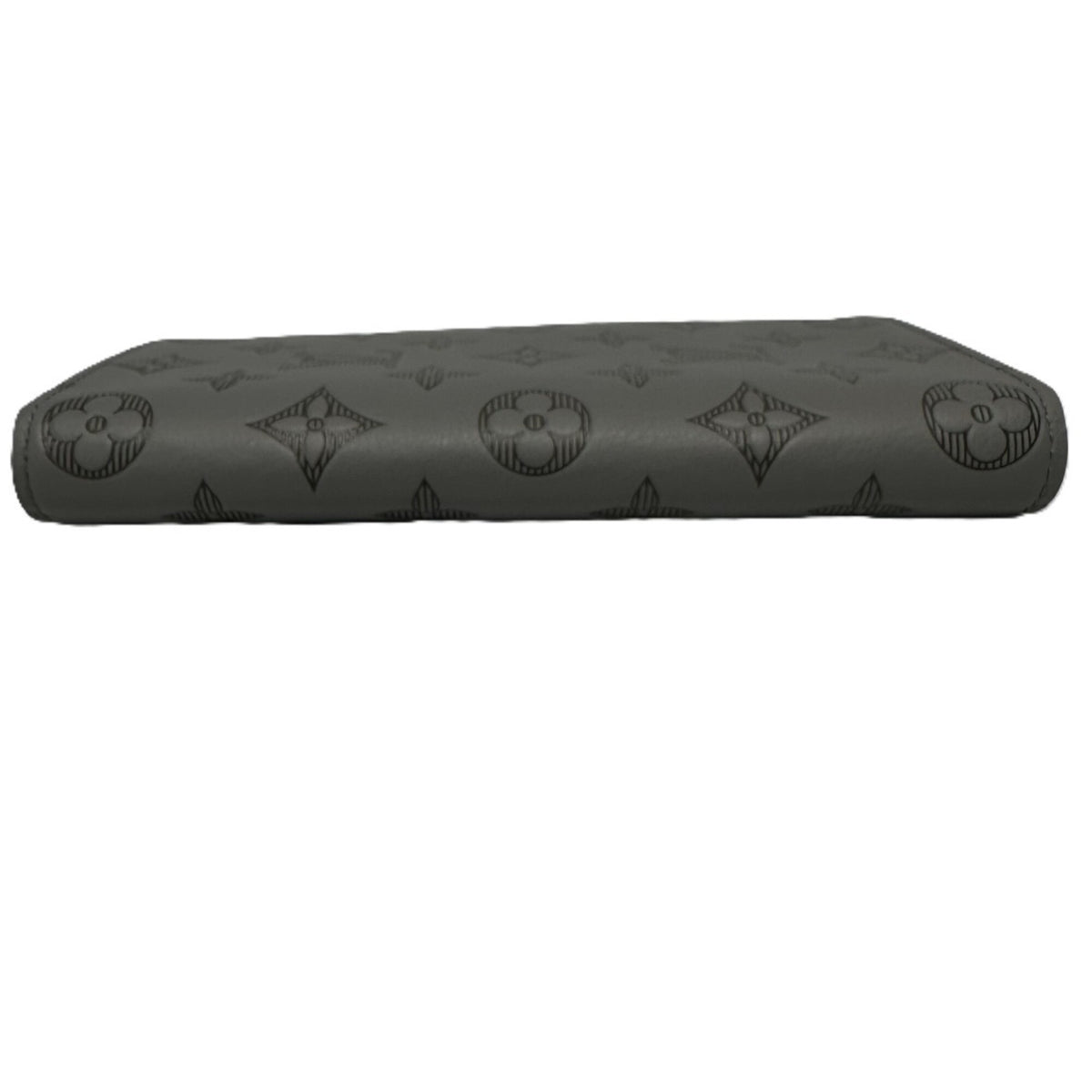Louis Vuitton Monogram Shadow Gray Monogram Shadow Long Wallet (Bi-Fold) (Pre-Owned)