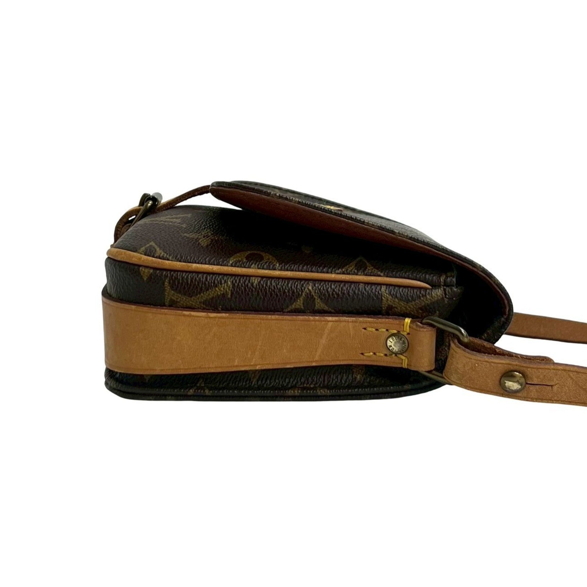 Louis Vuitton Brown Leather Pvc Pochette Shoulder Bag (Pre-Owned)