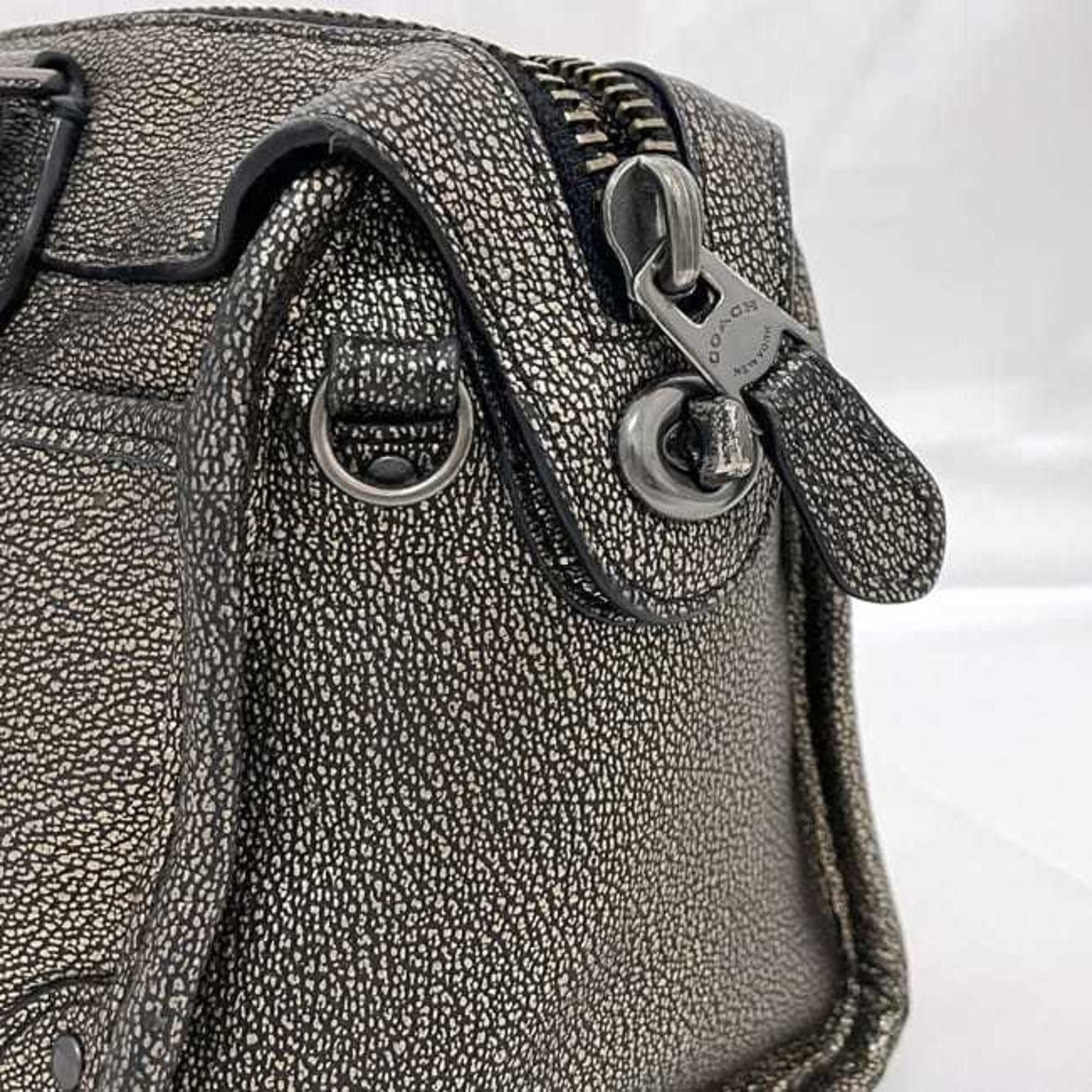 Coach Gold Leather Handbag Shoulder Bag (Pre-Owned)