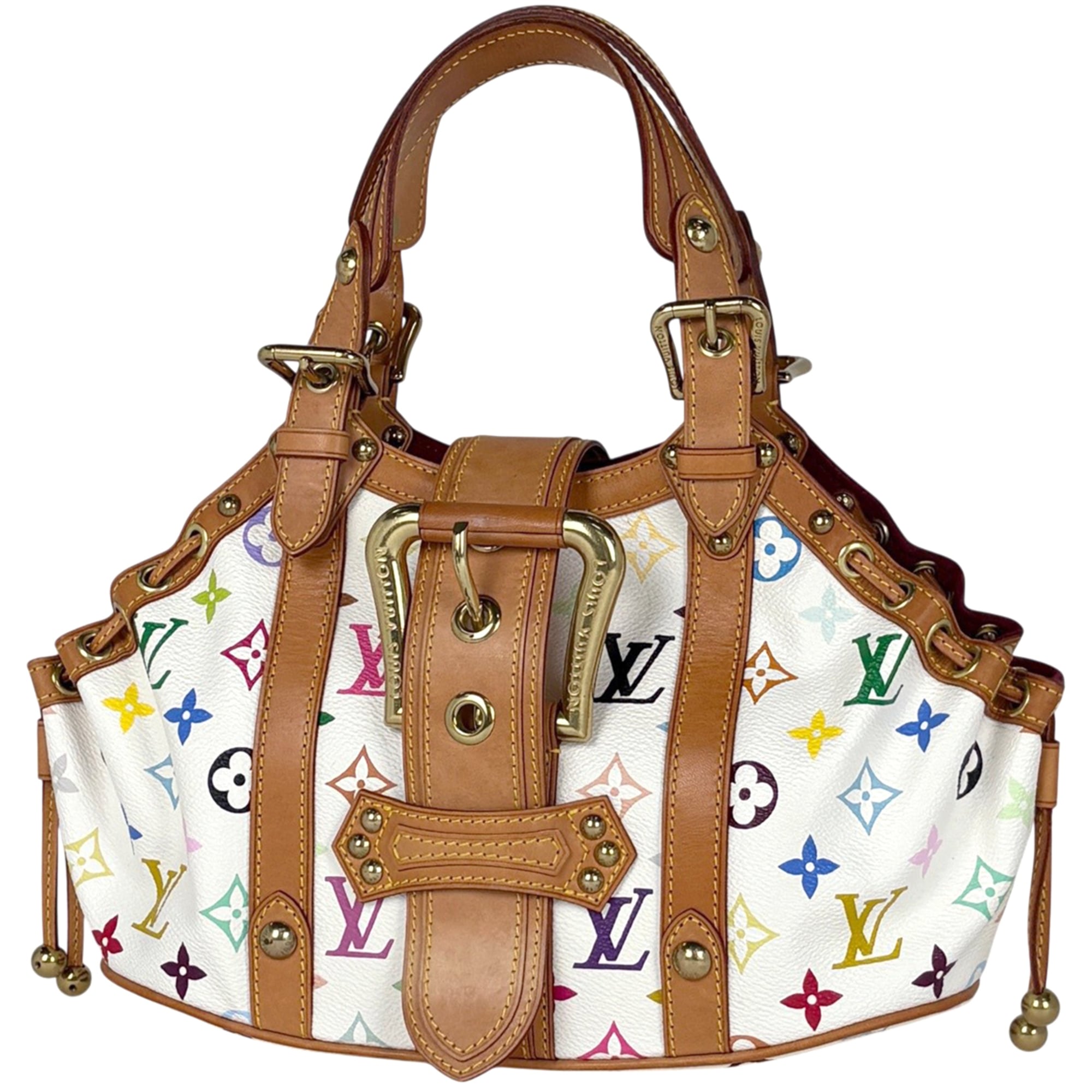 Louis Vuitton Monogram Multicolore Blanc White Monogram Multicolore Handbag (Pre-Owned)
