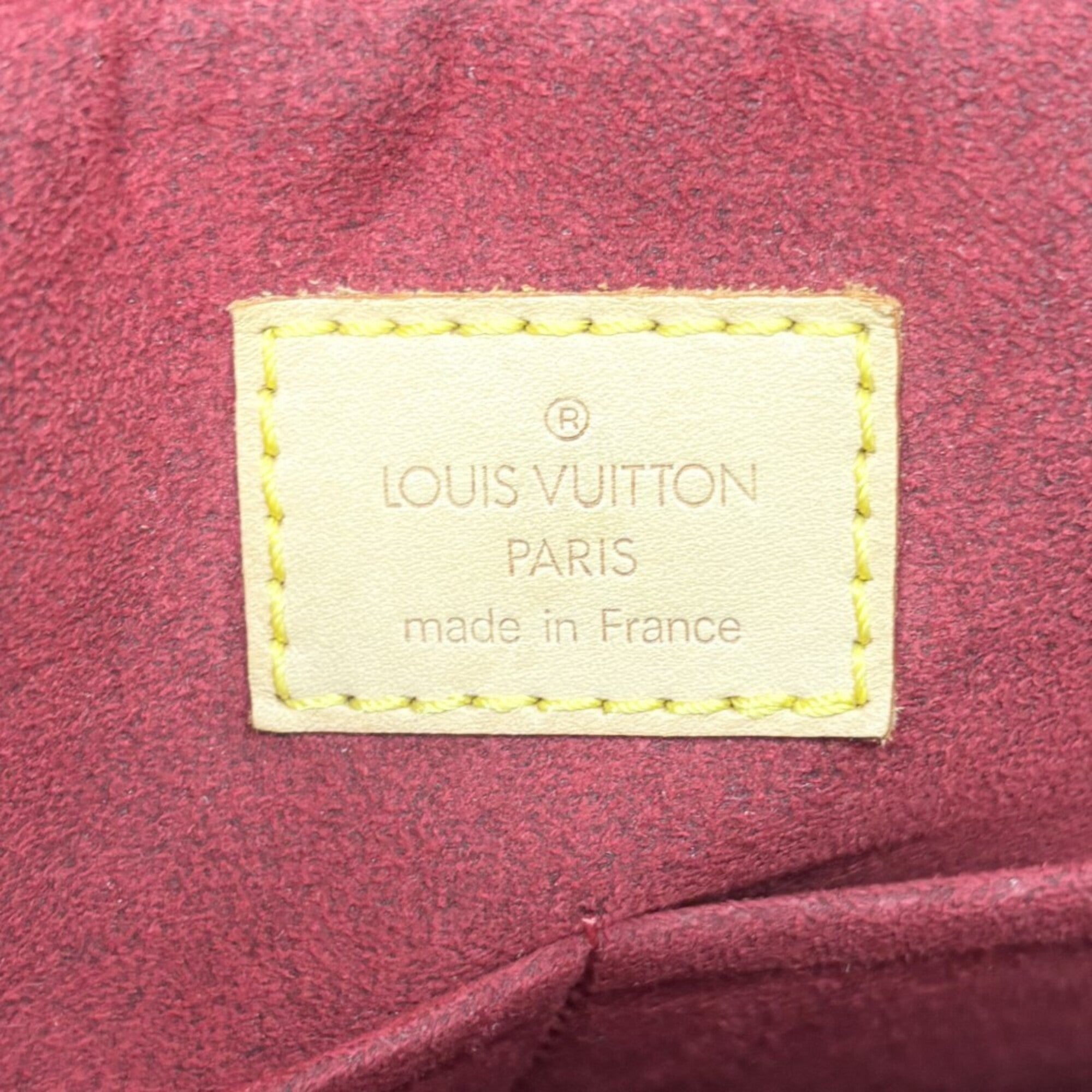 Louis Vuitton Brown Monogram Canvas Handbag Tote Bag (Pre-Owned)
